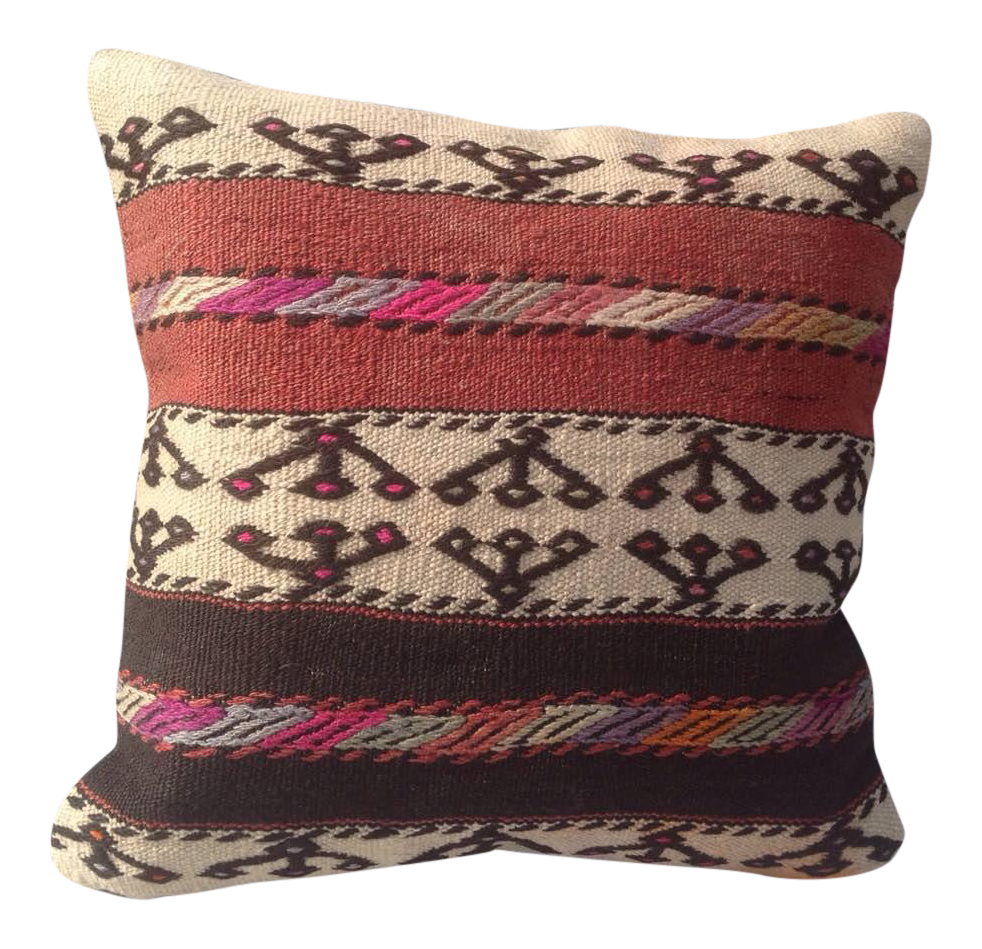 Turkish Kilim Pillow Cover Chairish