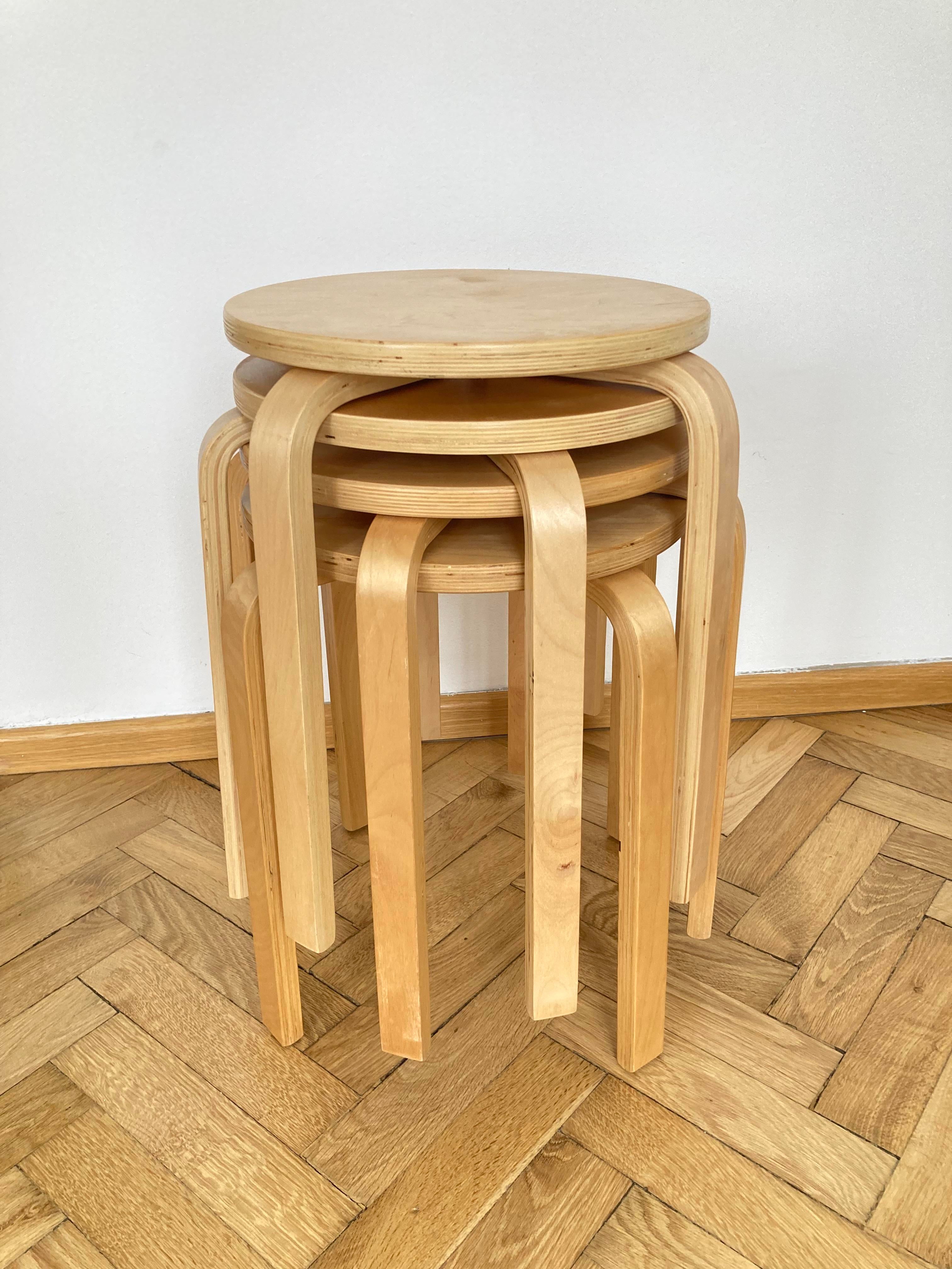Vintage Frosta Stool in Birch Wood from Ikea, 1990s | Chairish