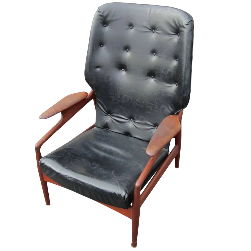 Vintage Reclining Lounge Chair by John Bone Denmark Chairish