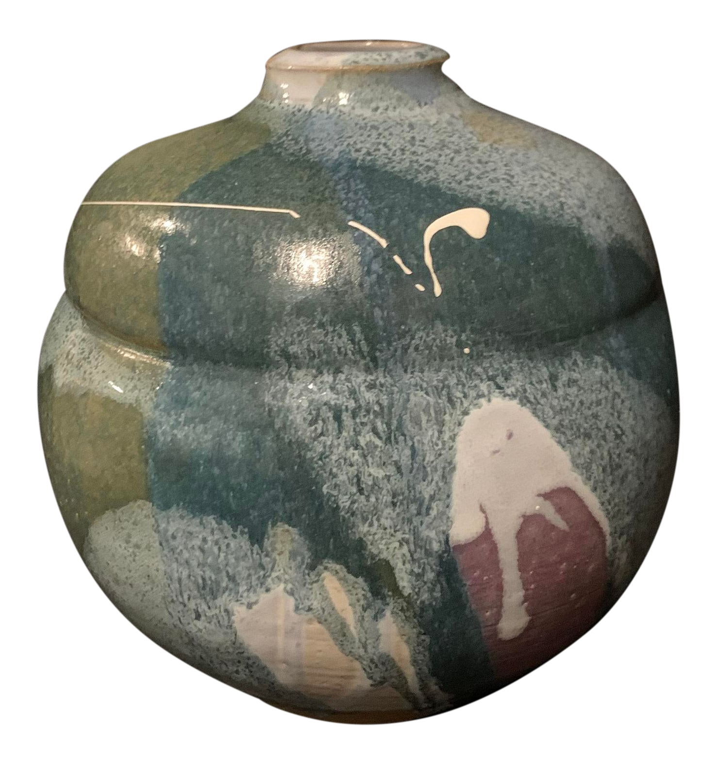Studio Pottery Bud Vase by Listed Ceramicist Walter Yovaish Fine Art Ceramics Art & Collectibles