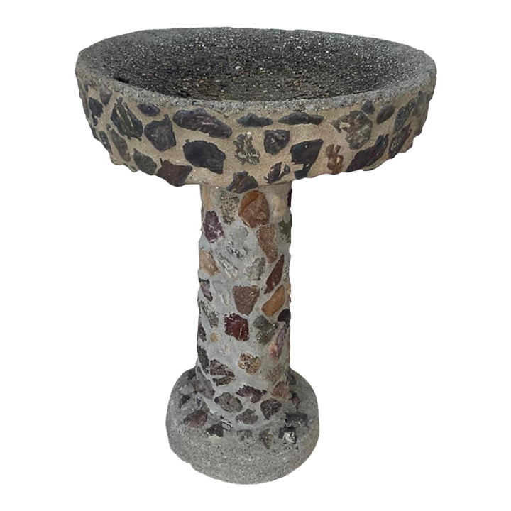 Vintage Stone Bird Bath Chairish