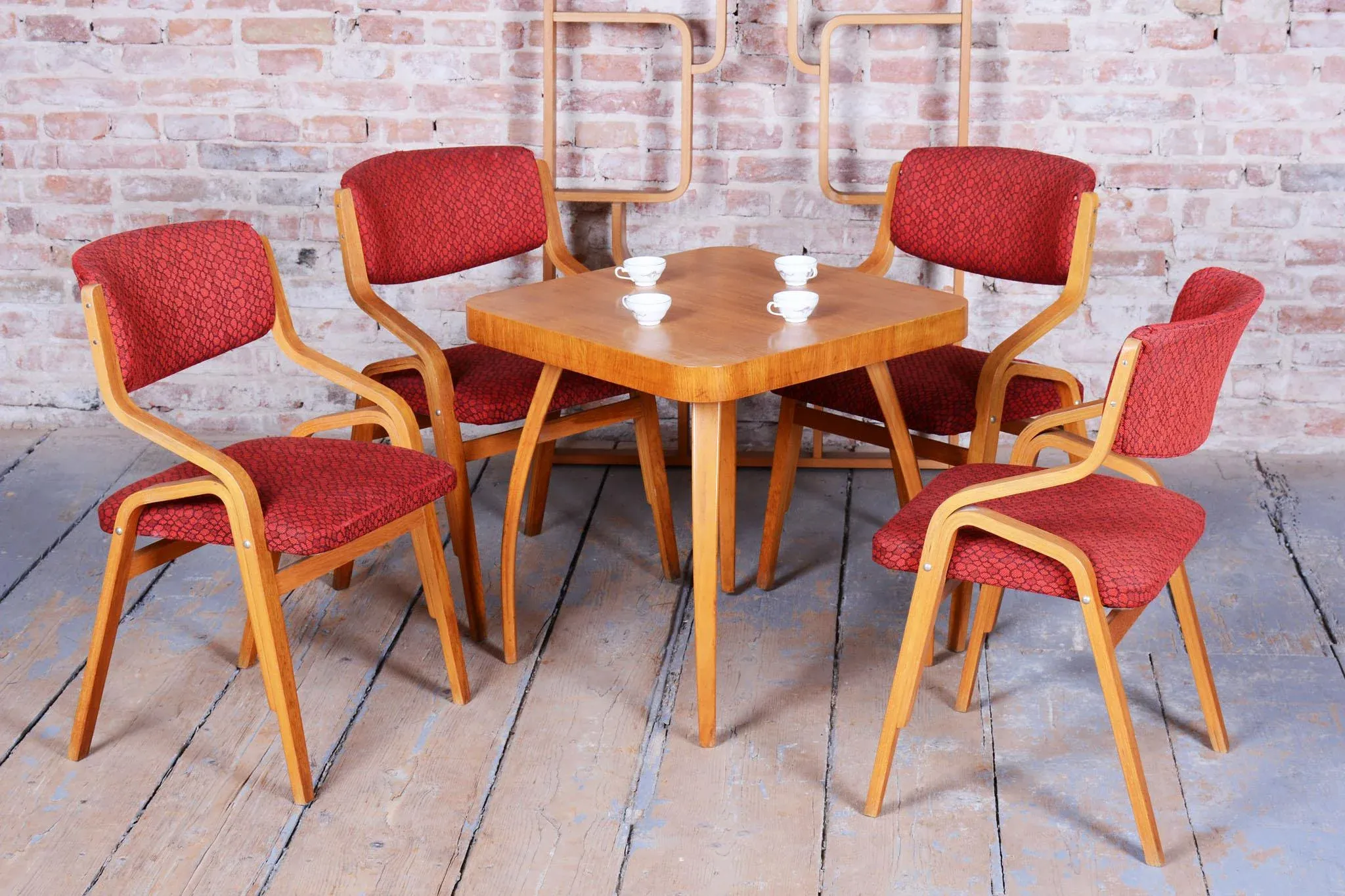 Mid-Century Czech Chair in Maple attributed to Ludvik Volak for