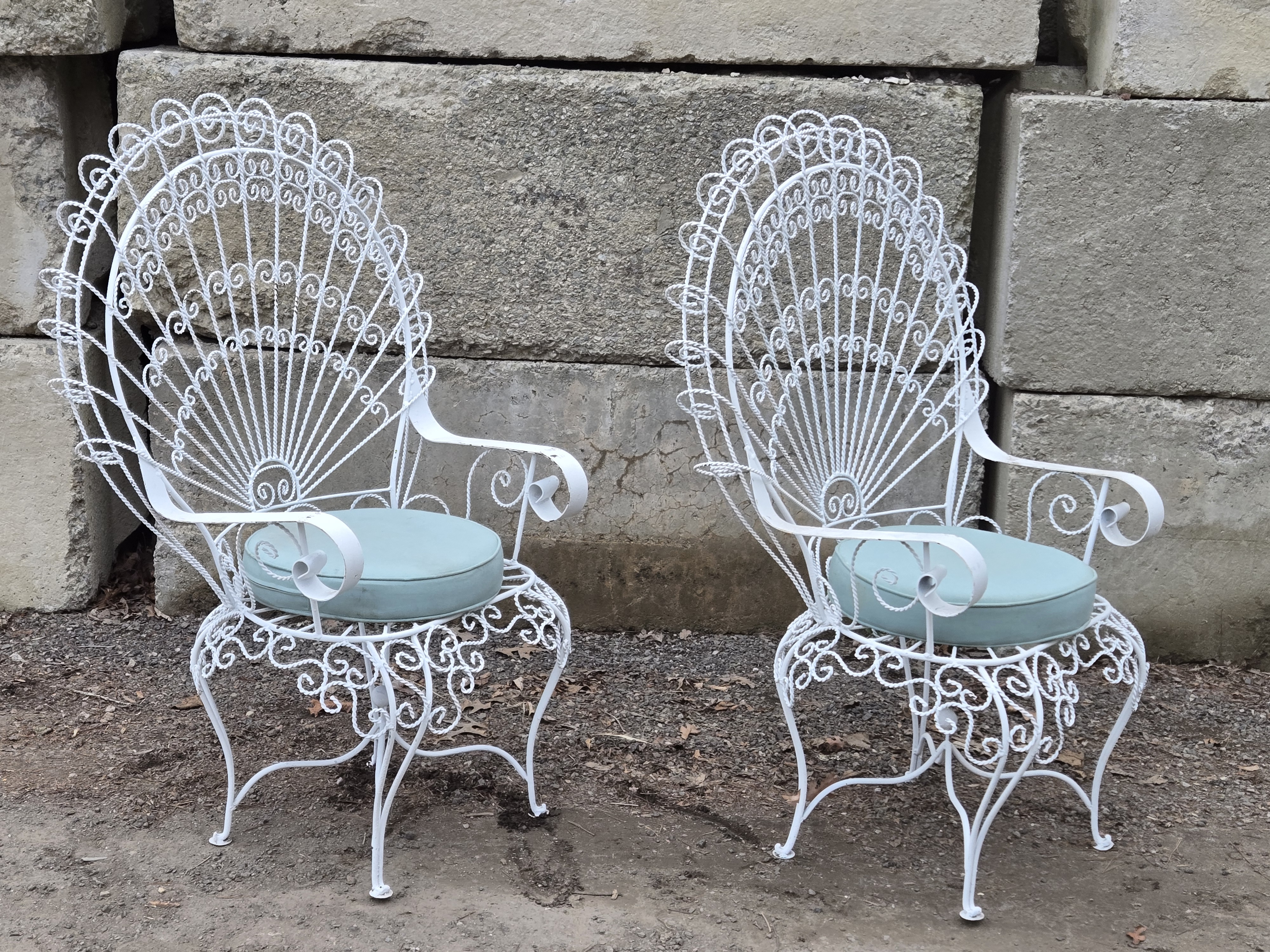 Salterini Peacock Peacock Patio Set Vintage MCM Salterini Patio Or