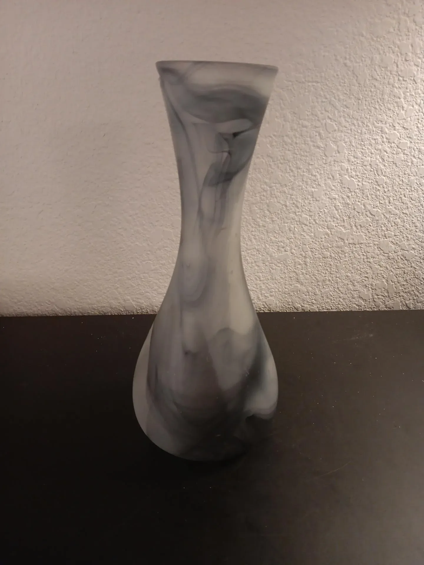 Vintage Akcam Glass Vase, Made in Turkey