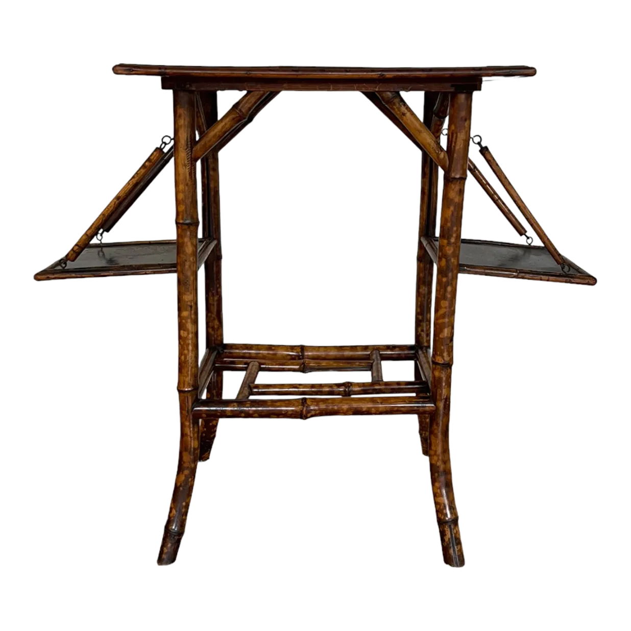 19th Century Tiger Bamboo Side Table Chairish