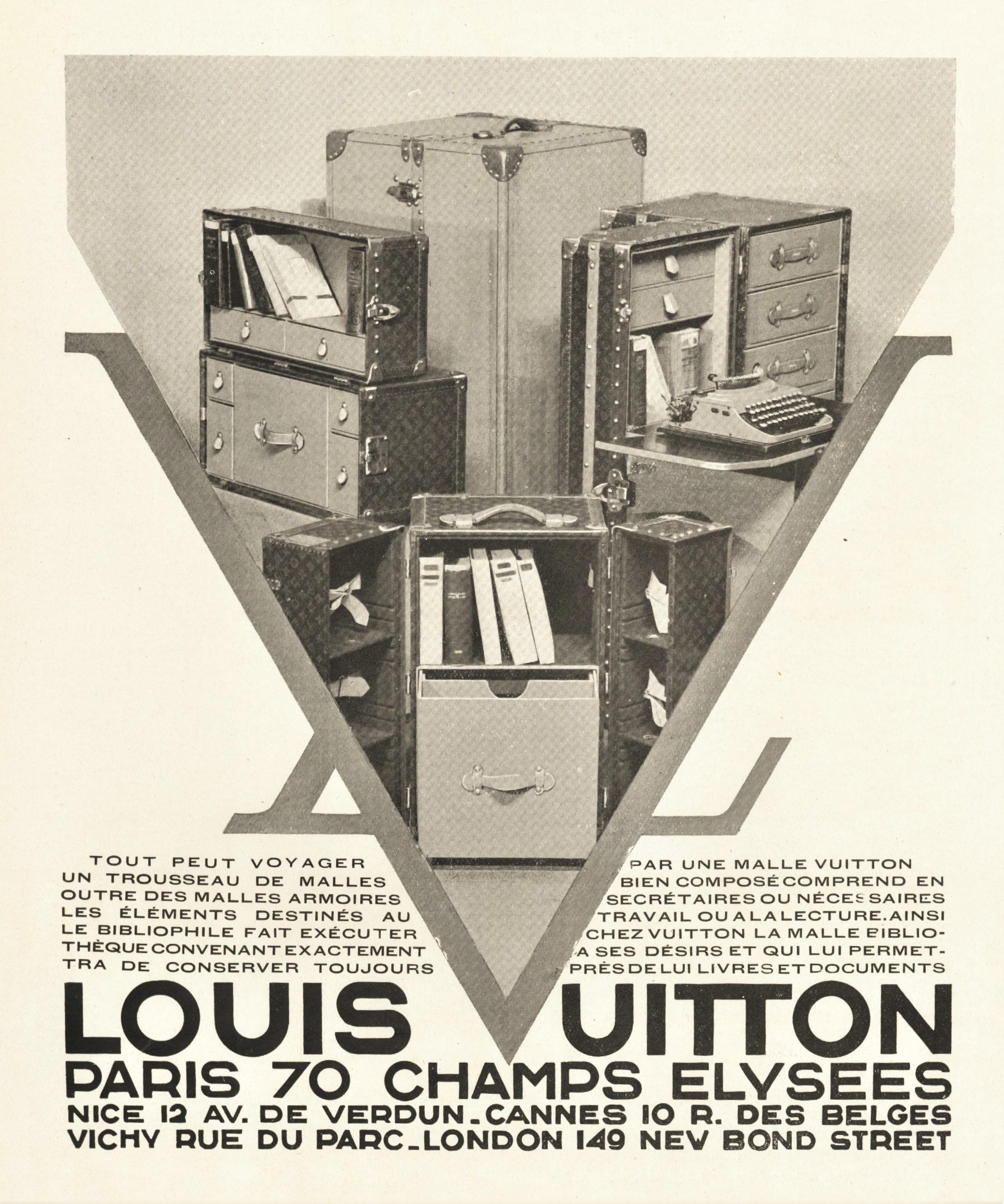 Louis Vuitton - 1930 fashion advertising poster