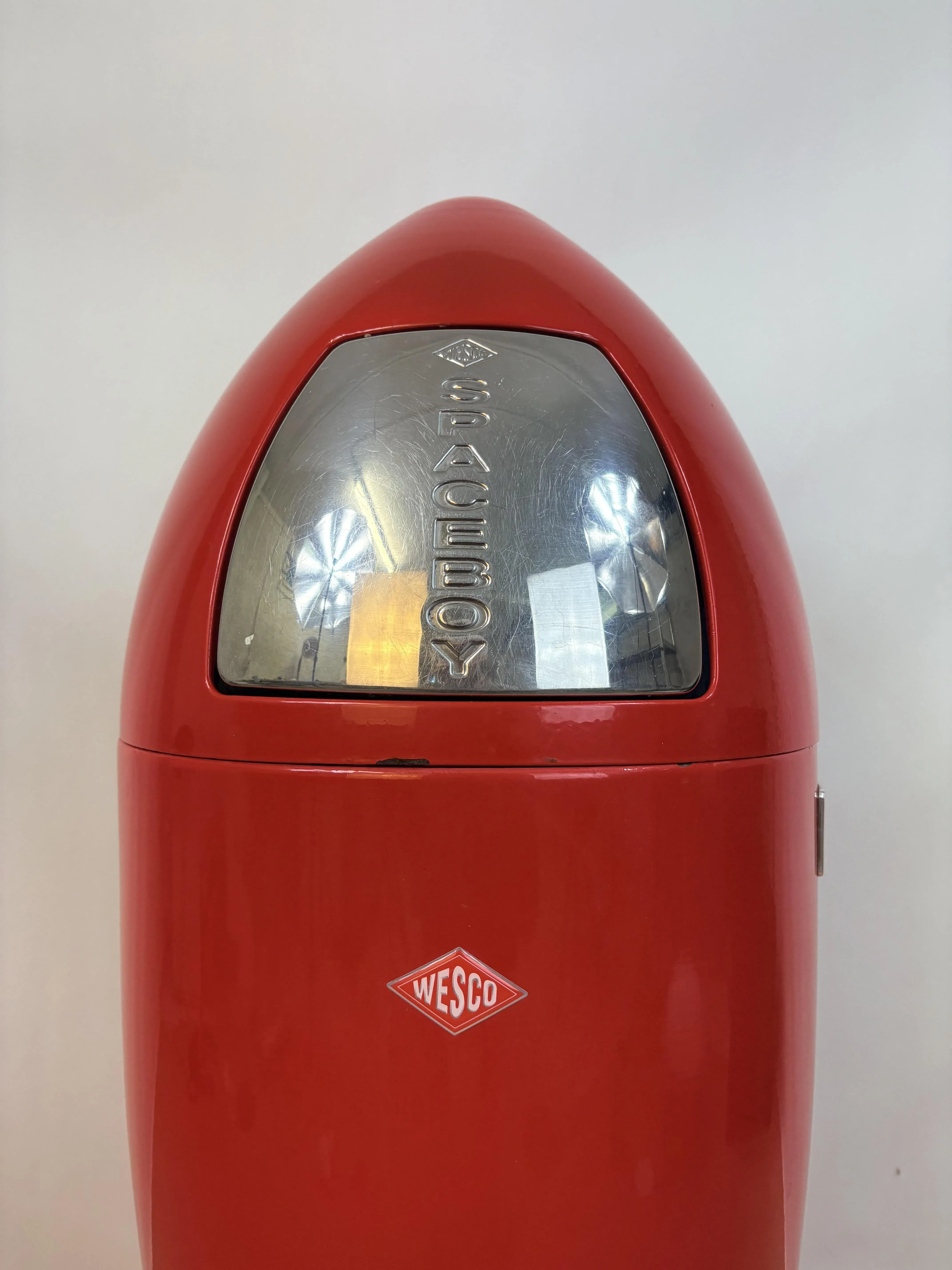 美品　WESCO SPACEBOY RED Spaceboy Trash Can from Wesco, 1990s for sale at Pamono