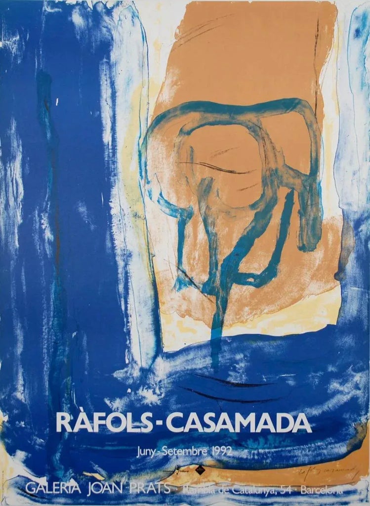 1992 Alberto Rafols Casamada Joan Prats Gallery Poster Lithograph ...