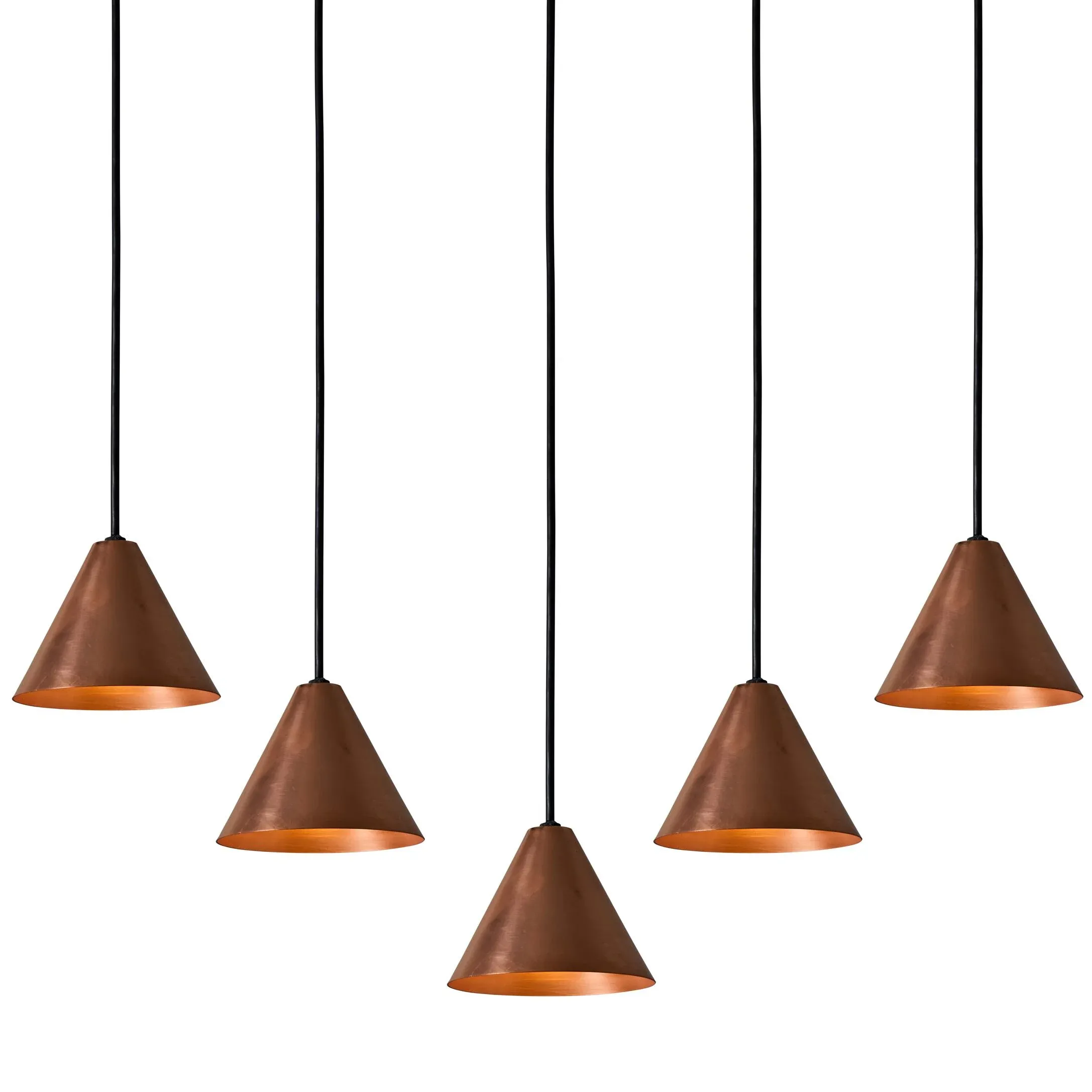 Hans-Agne Jakobsson Polished Copper \'Mini-Tratten\' Outdoor Pendant