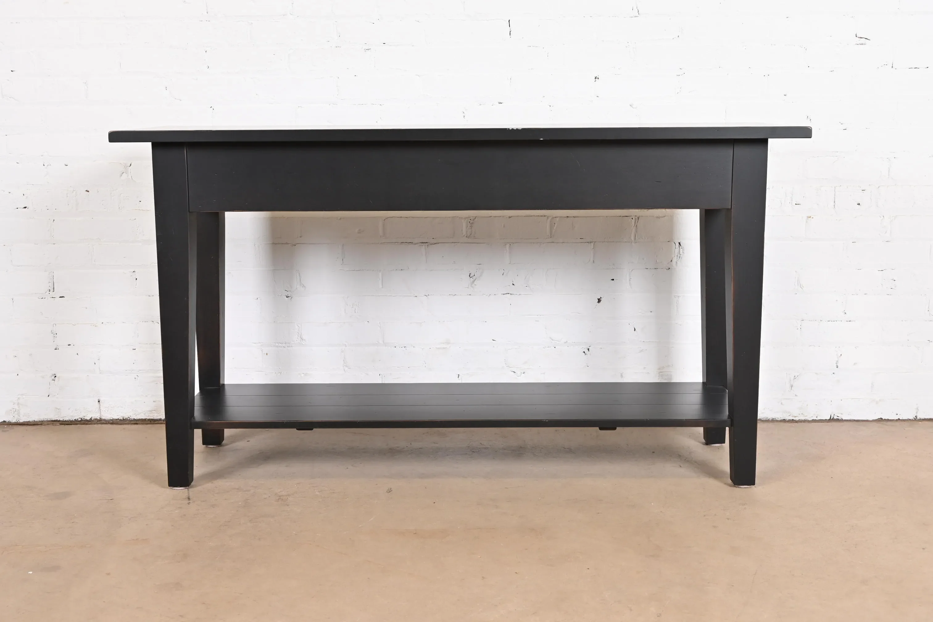 ETHAN ALLEN USA ローテーブル パイン材　テレビボード　店舗什器 THE TV BOARD / LOW TABLE パイン × Stainless – KANADEMONO