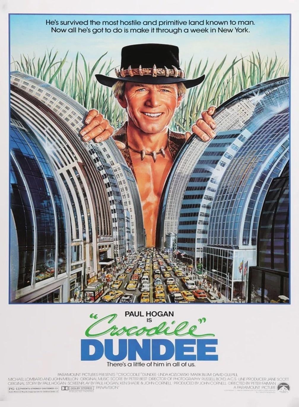 1986 Crocodile Dundee Poster | Chairish