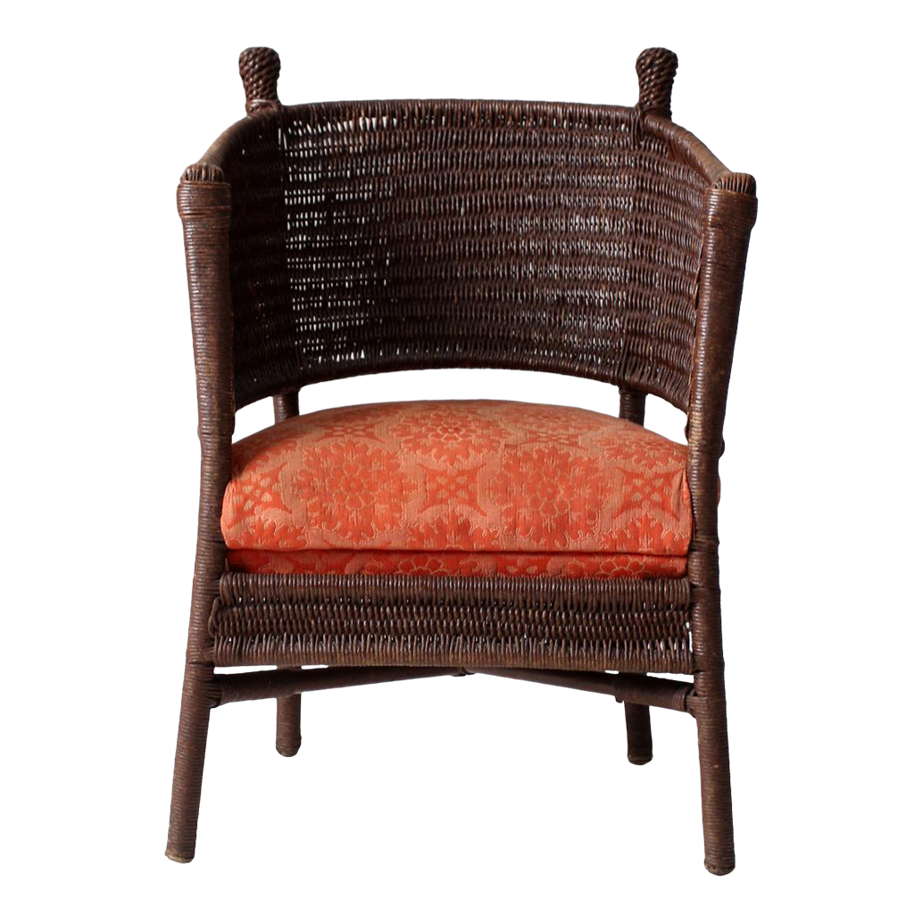 Antique Karpen Brothers Wicker Chair Chairish