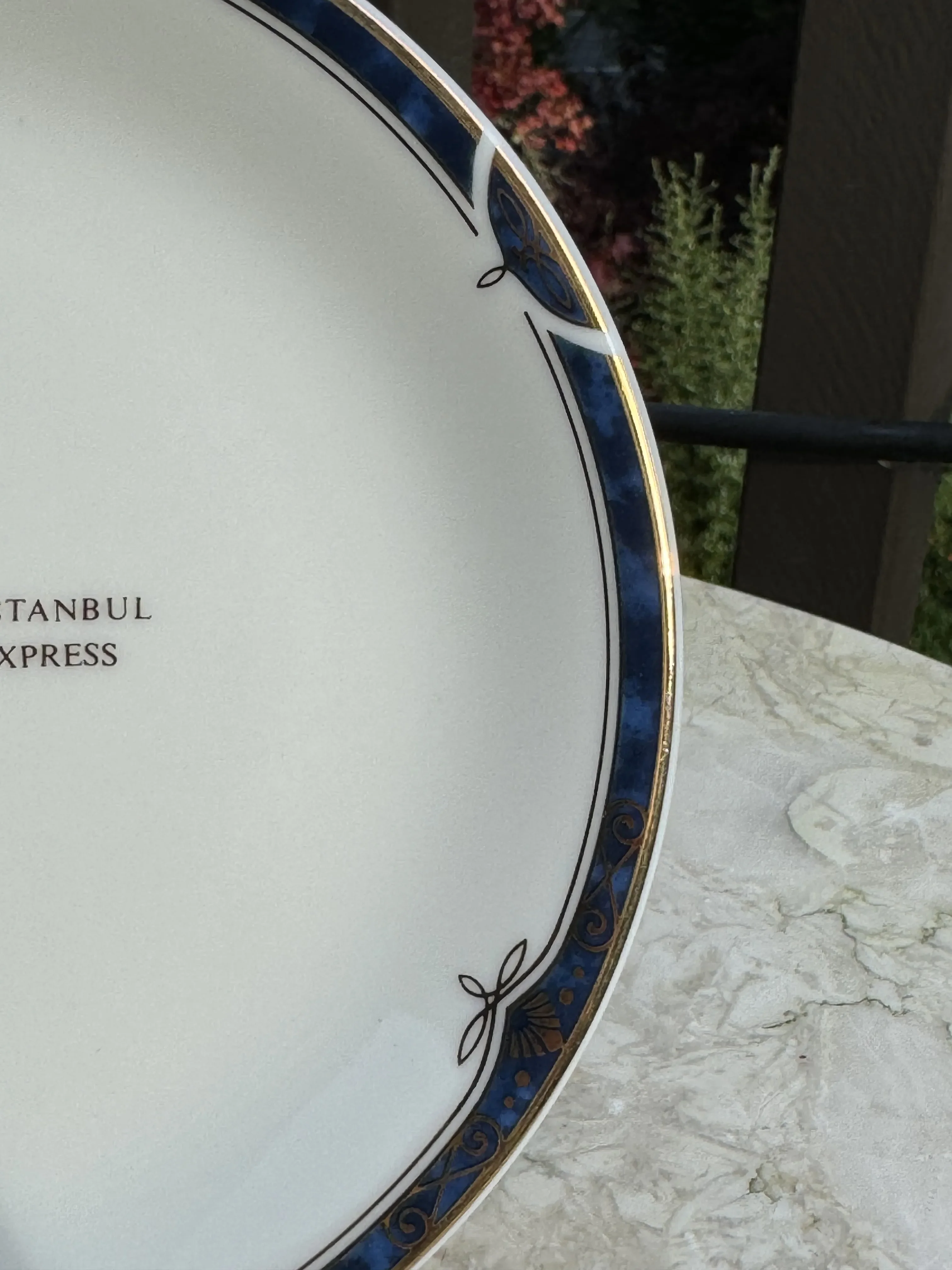[VENICE SINPLON-ORIENT-EXPRESS] 陶器 小物入れ VENICE SINPLON-ORIENT-EXPRESS] 陶器 小物入れ