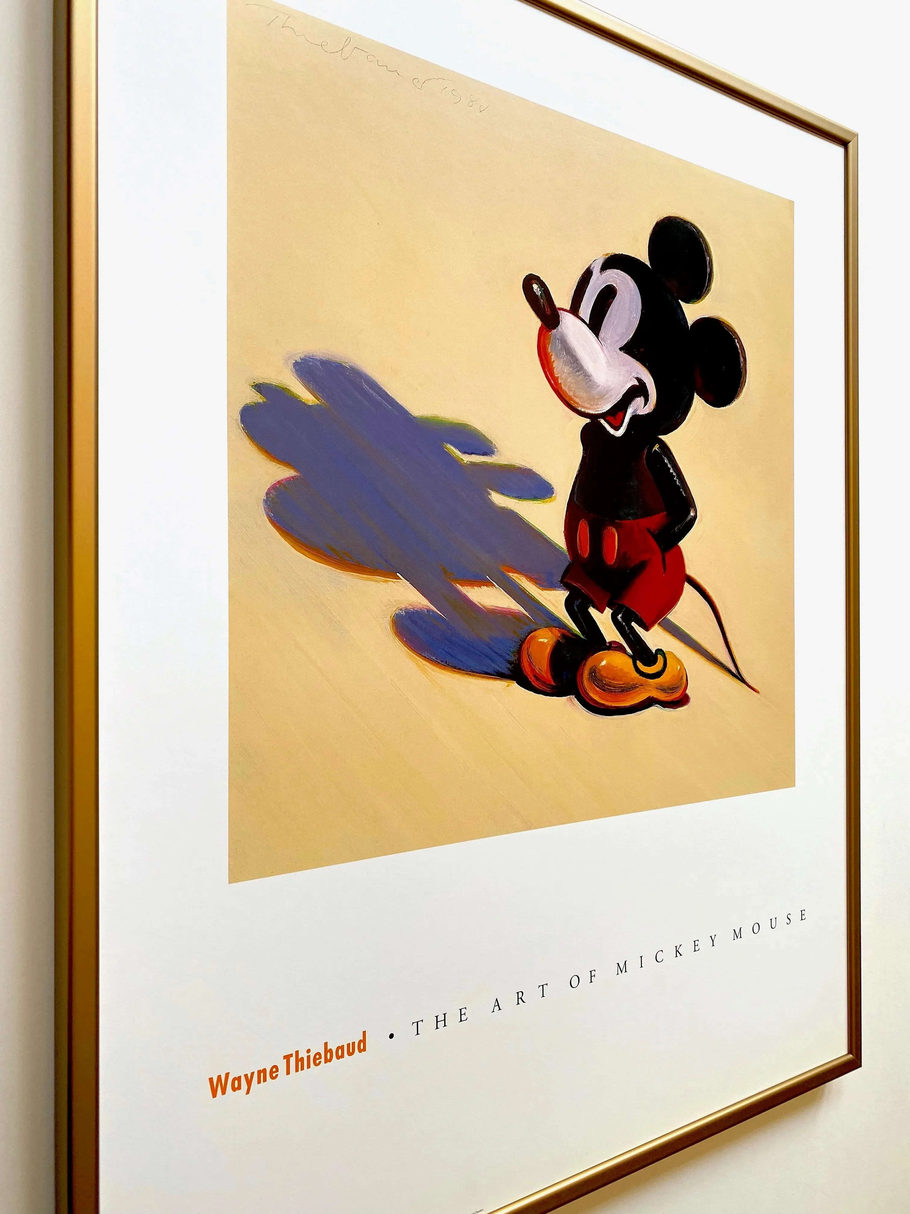 Wayne Thiebaud Vintage Lithograph Print Framed Pop Art