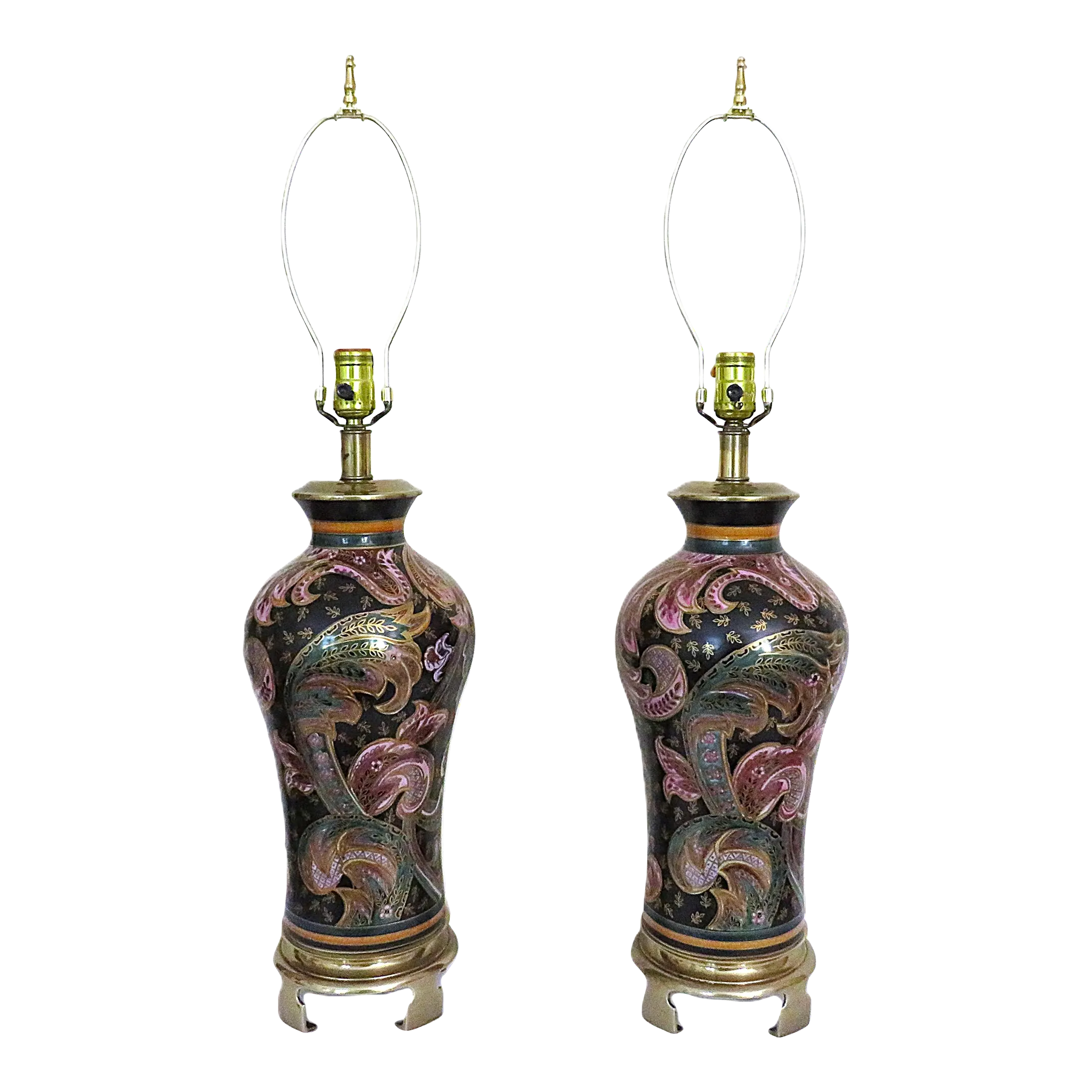 Vintage Frederick Cooper Table Lamps | Chairish