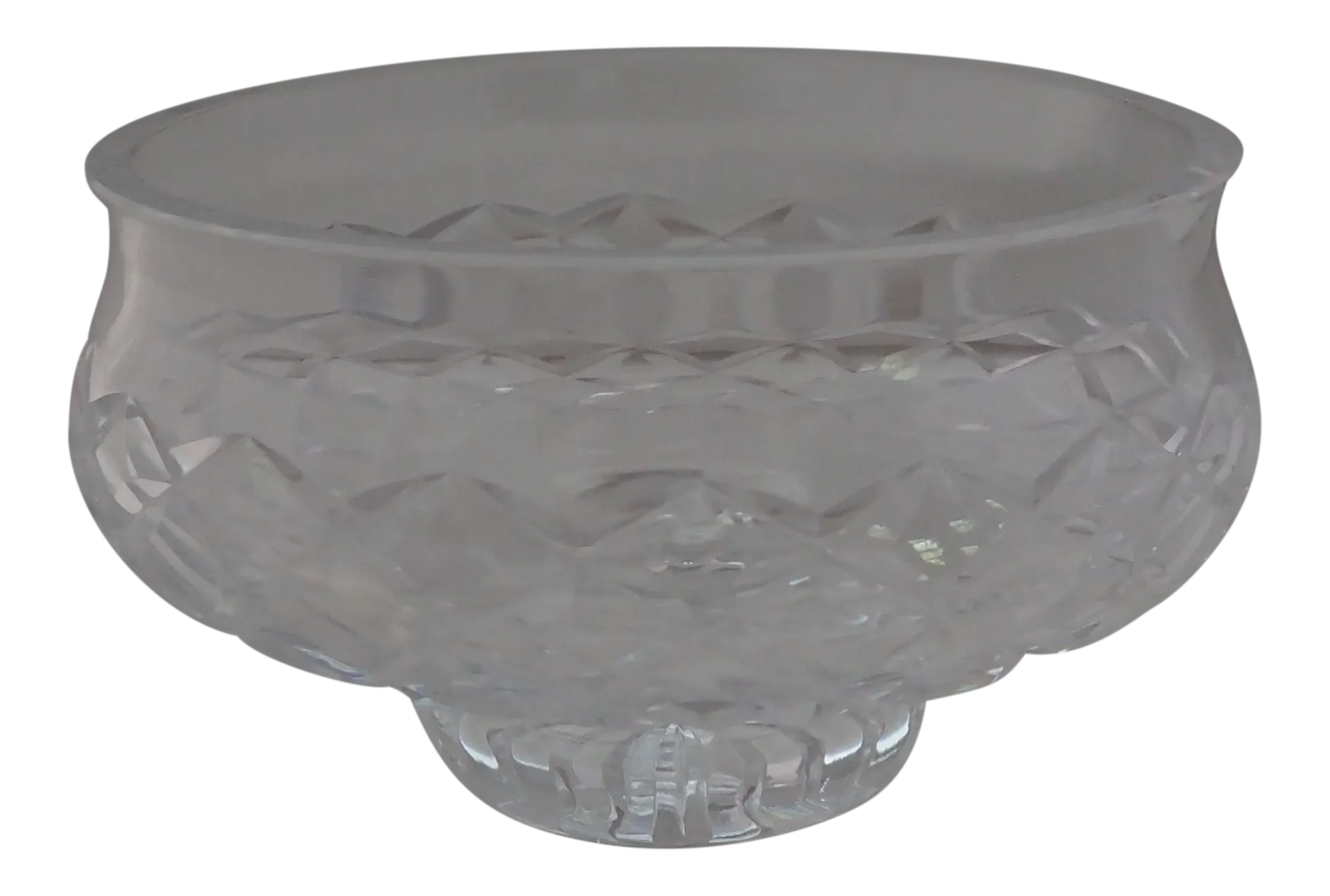 Waterford Crystal Cut Glass Footed Bowl Chairish