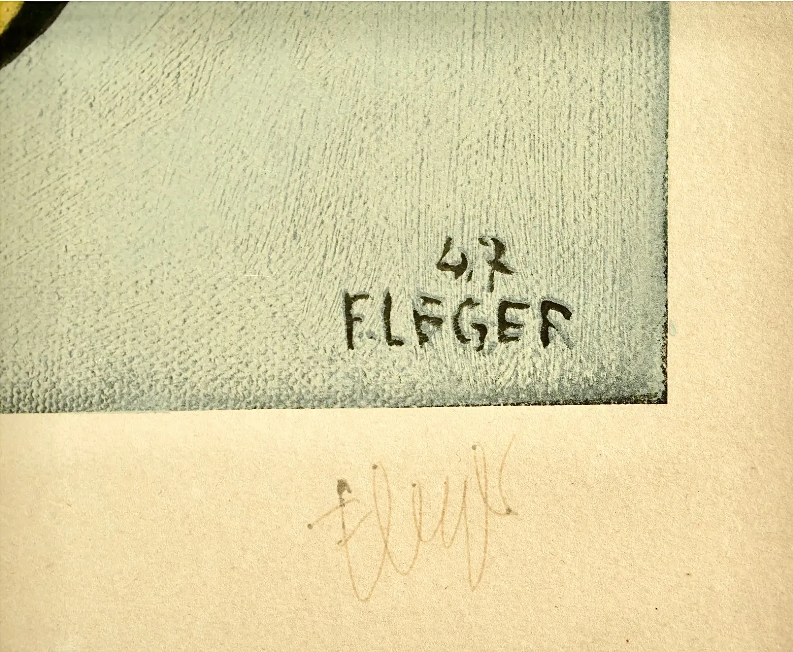 Fernand Leger Composition Aux Dominos Lithograph | Chairish