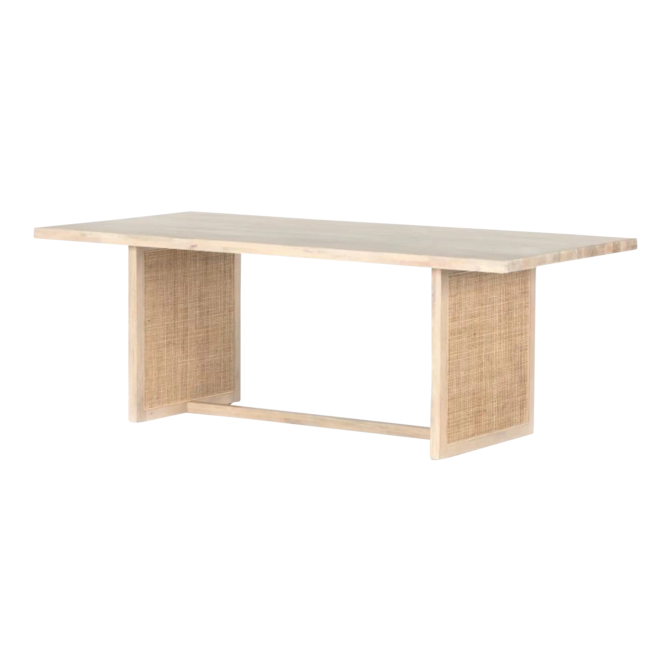 Four Hands Clarita Dining Table, White Wash Mango Chairish
