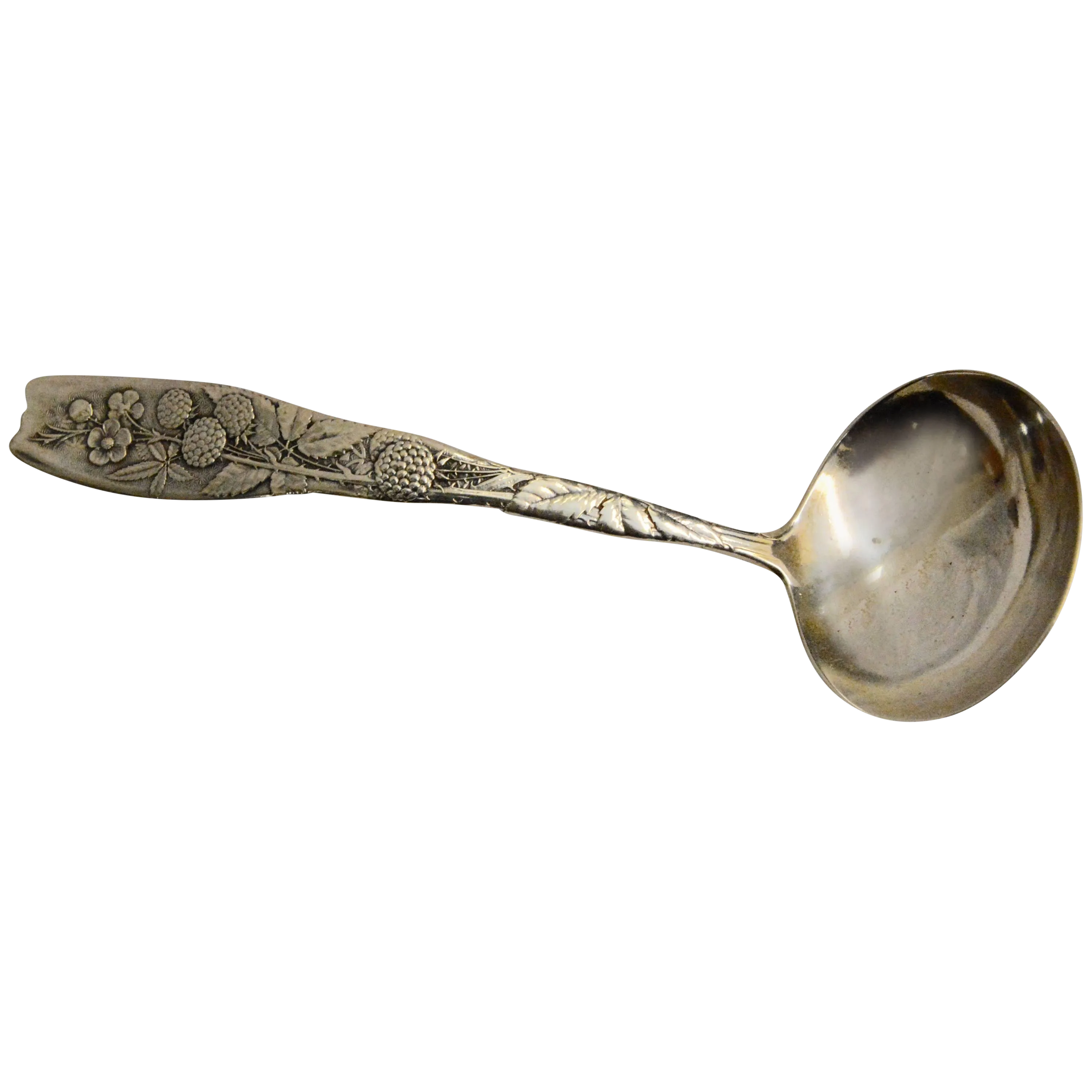 Sterling Silver Ladle With Floral Design Chairish