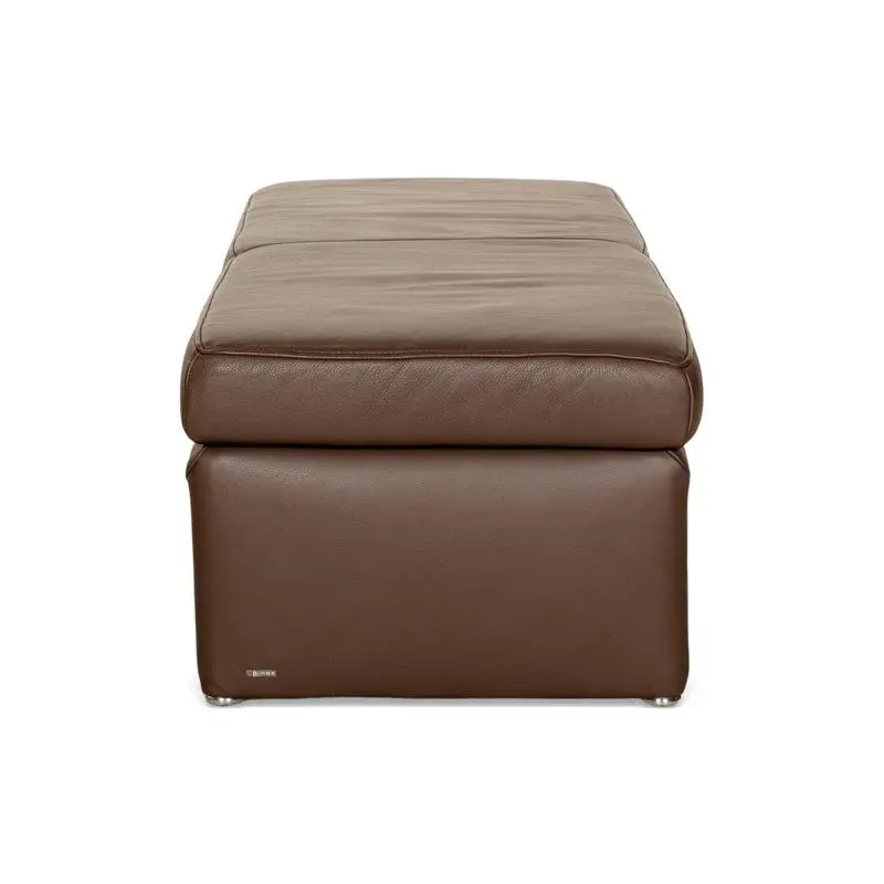Raoul Leather Stool in Brown from Koinor