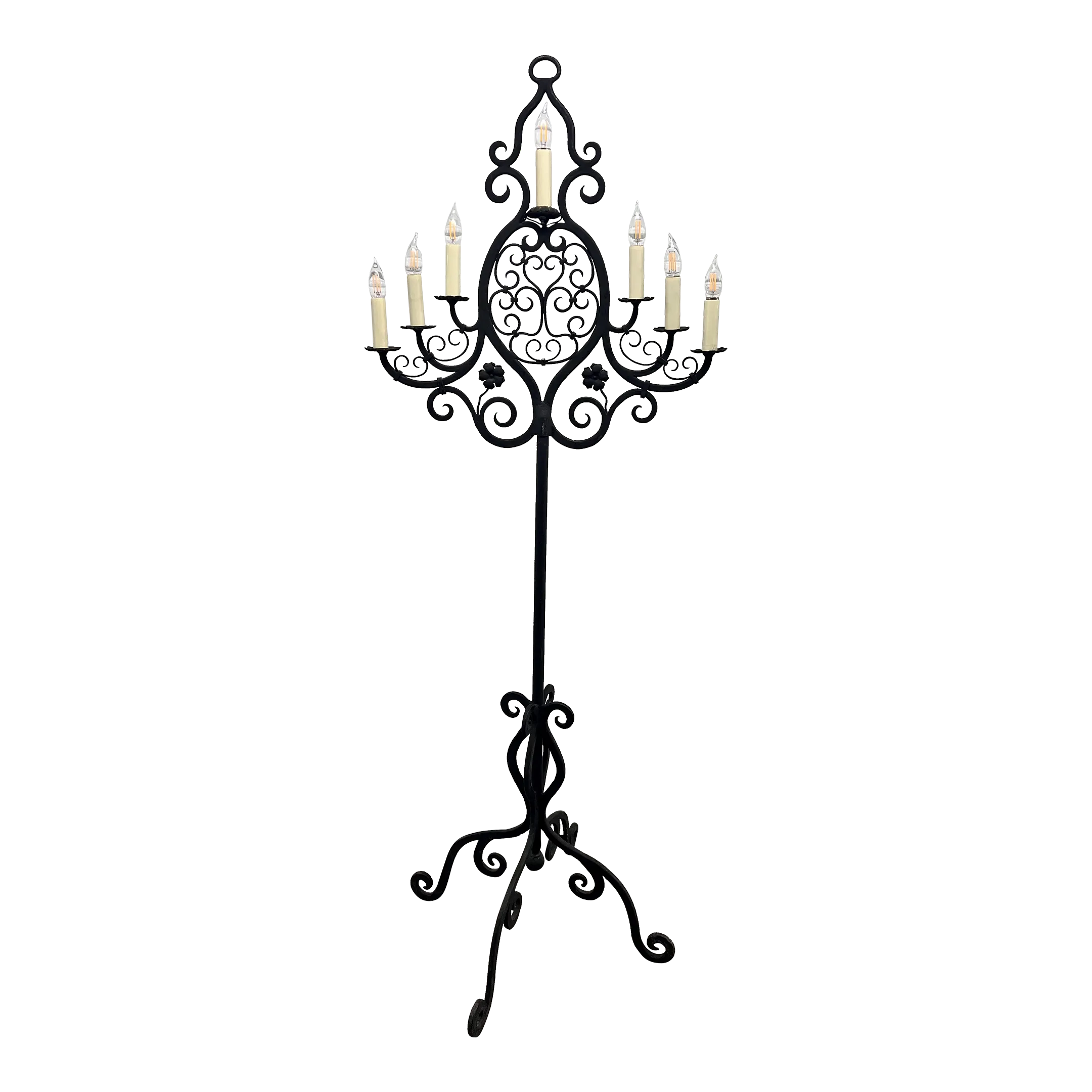 late-19th-century-revival-medieval-french-gothic-cathedral-forged-iron
