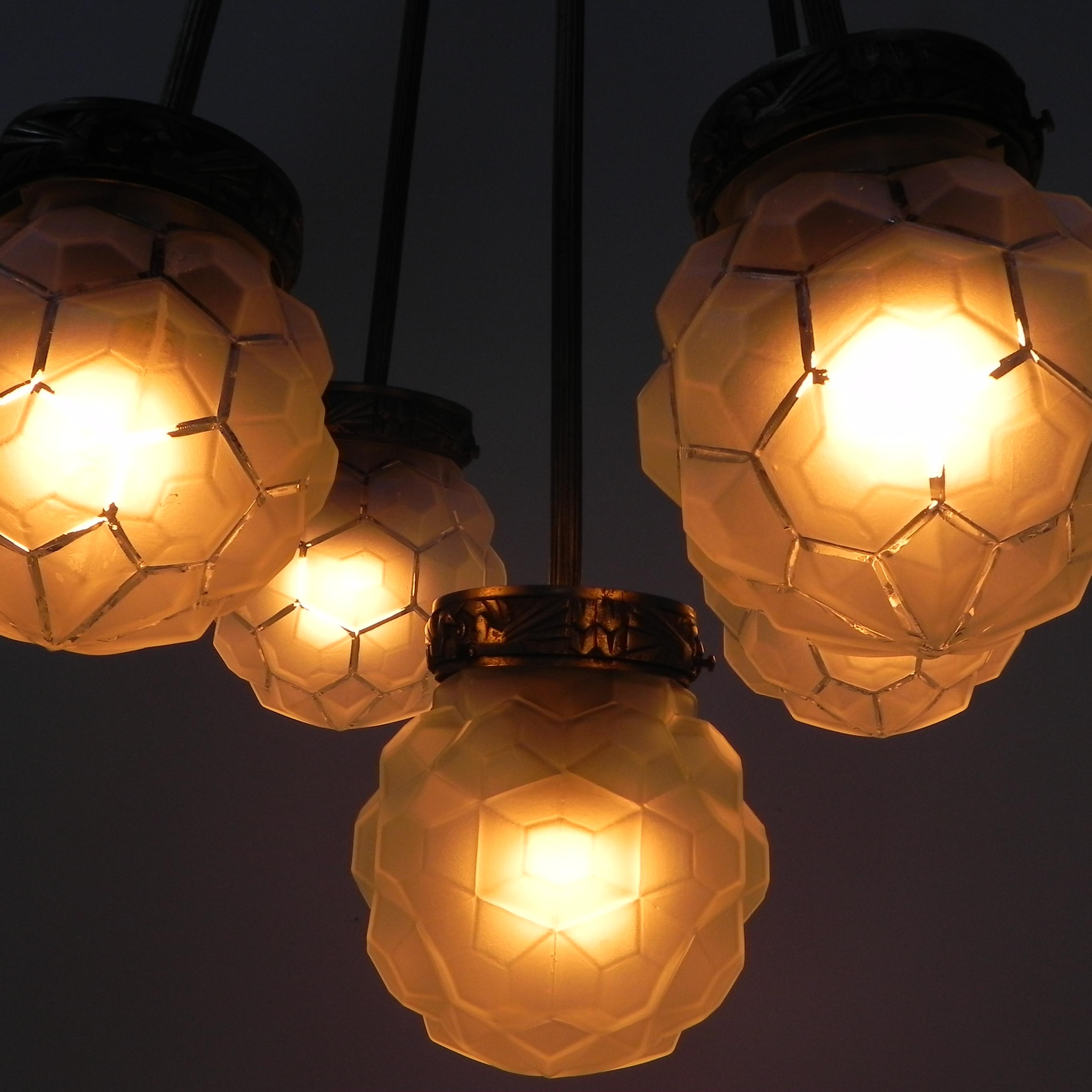 Vintage Hanging Lamp, 1930s