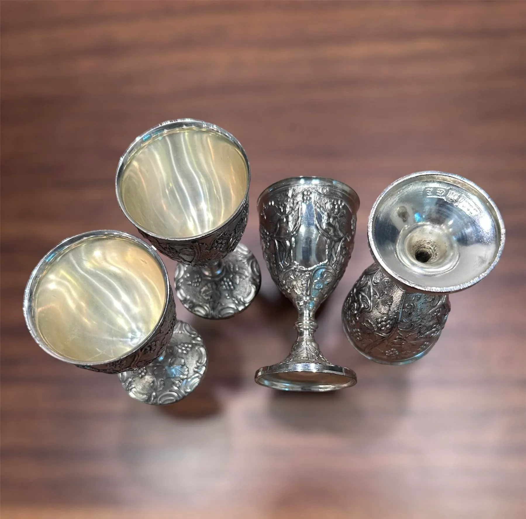 Mid 20th Century Corbell Co Silver Plated Port Wine Cherubs