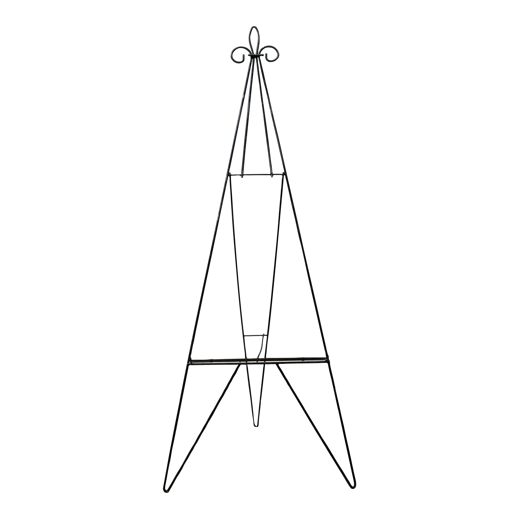 Iron Easel W/ Tri Circle Top