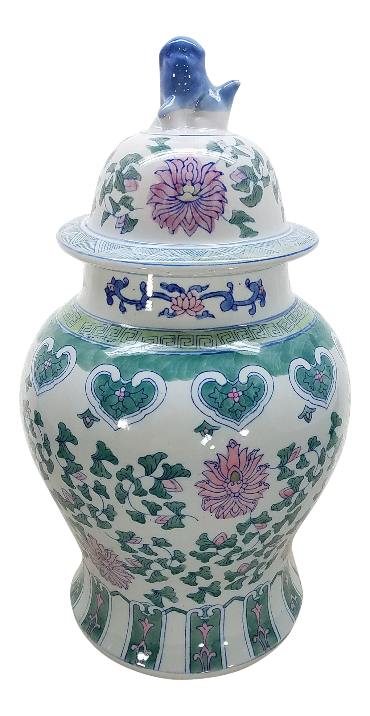 Large Chinoiserie Ginger Jar Chairish