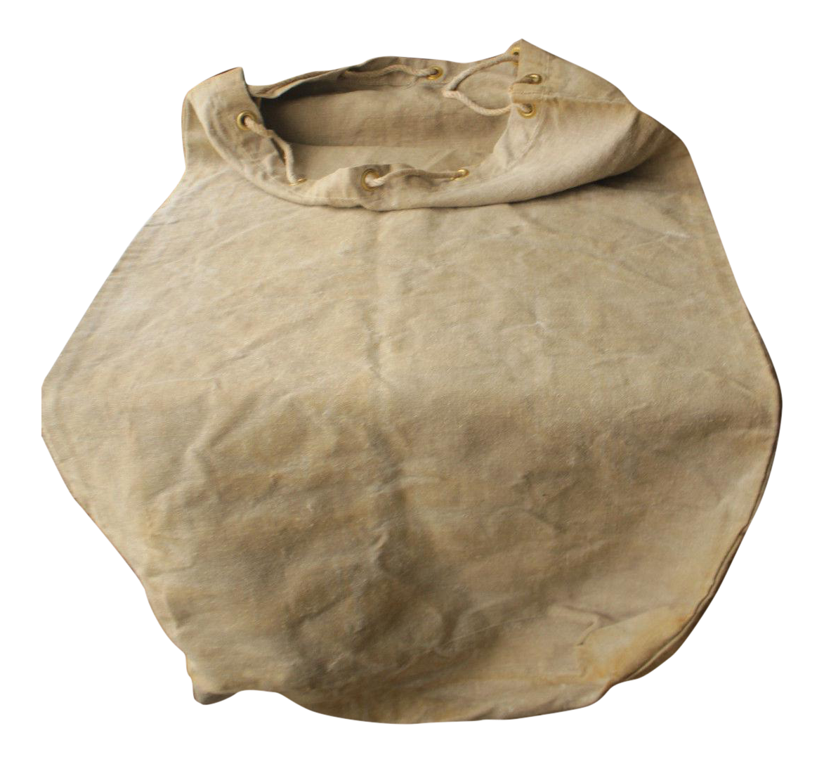 vintage drawstring duffle bag