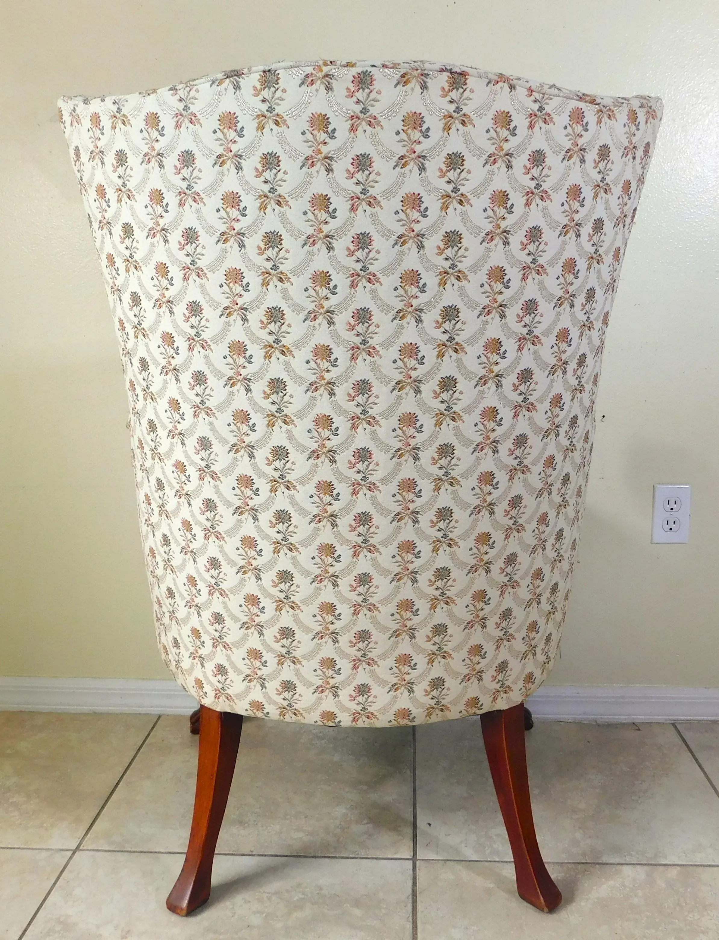 Vintage Mid Century Butterfly Wingback Chair