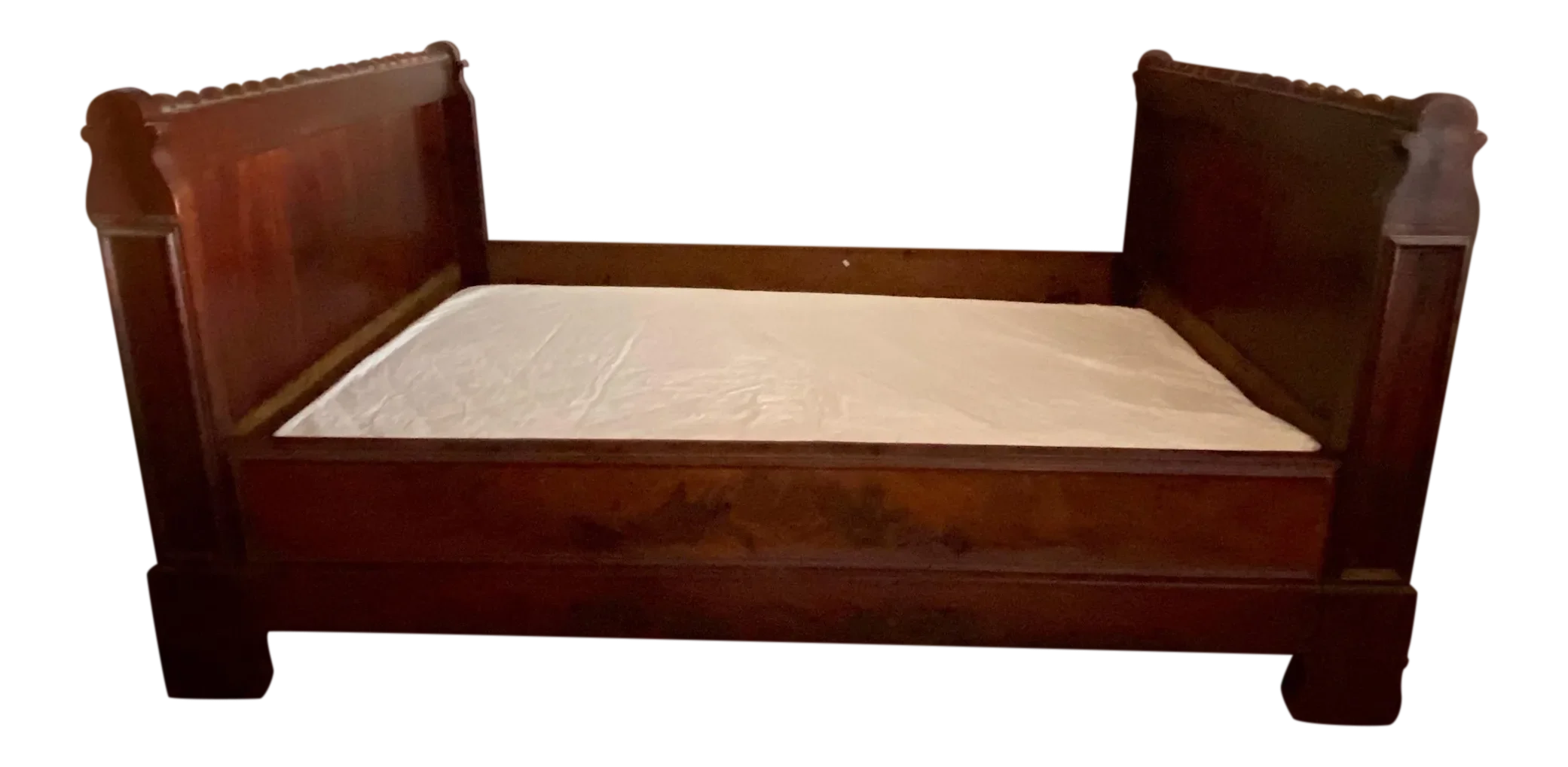 Antique Traditional Alcove Bedframe | Chairish