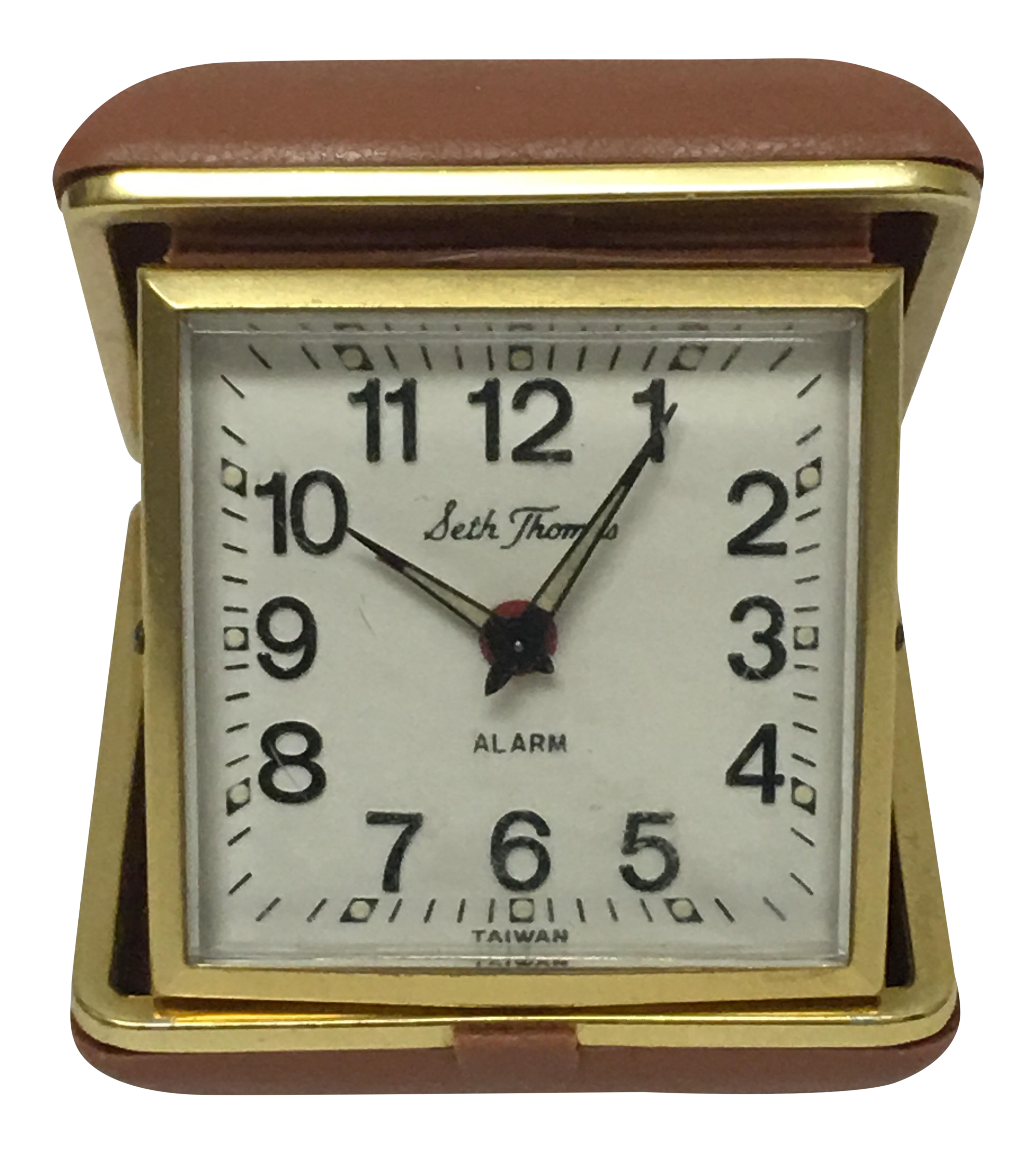 Seth Thomas Travel Alarm Clock Chairish