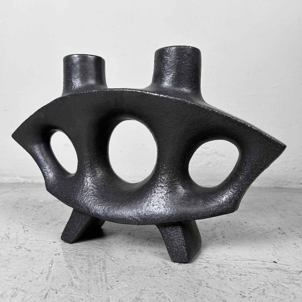 Modern Japanese Seizanyaki Ikebana Flower Vase, 1960s | Chairish