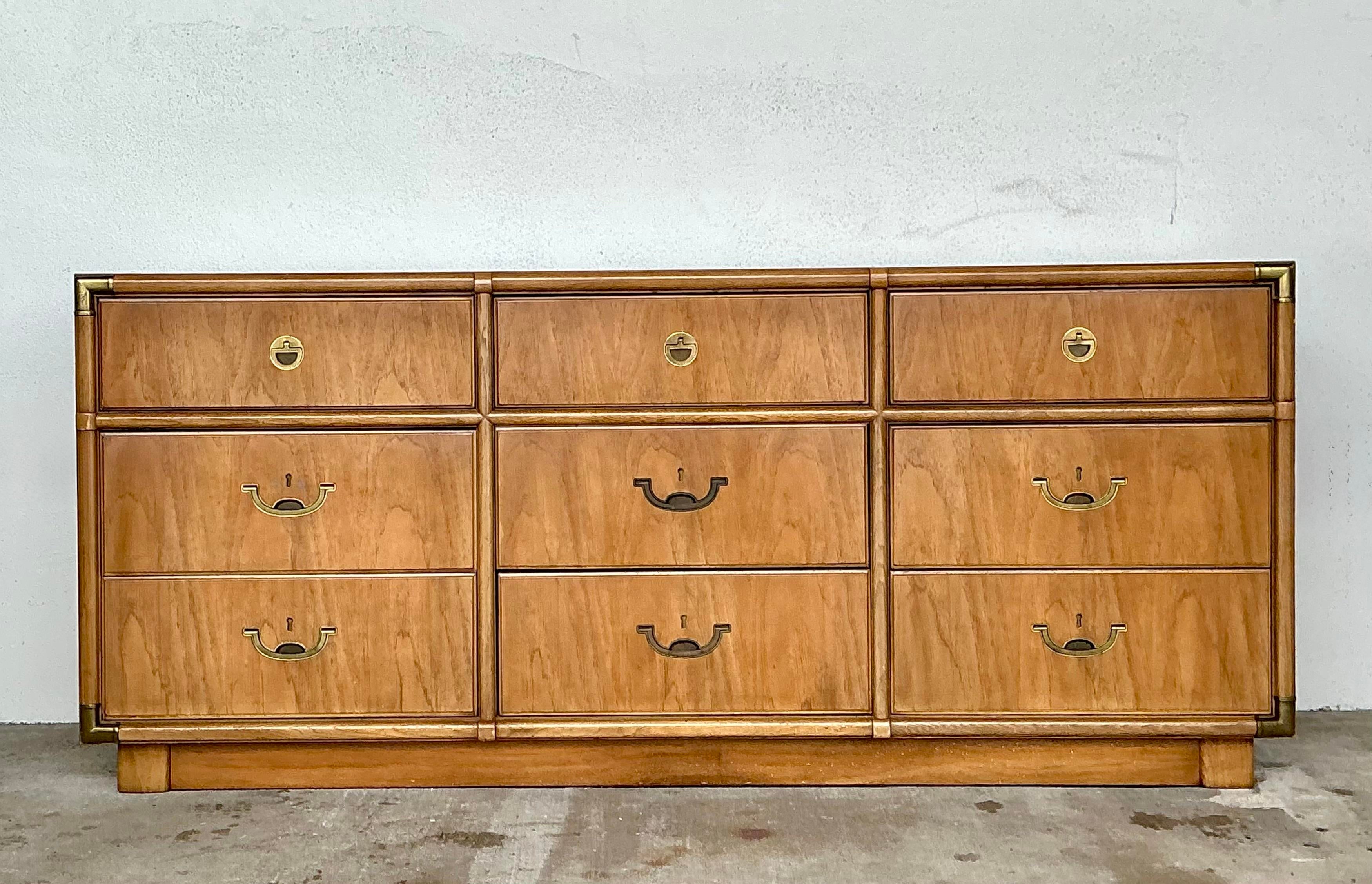 Vintage Drexel Campaign Dresser