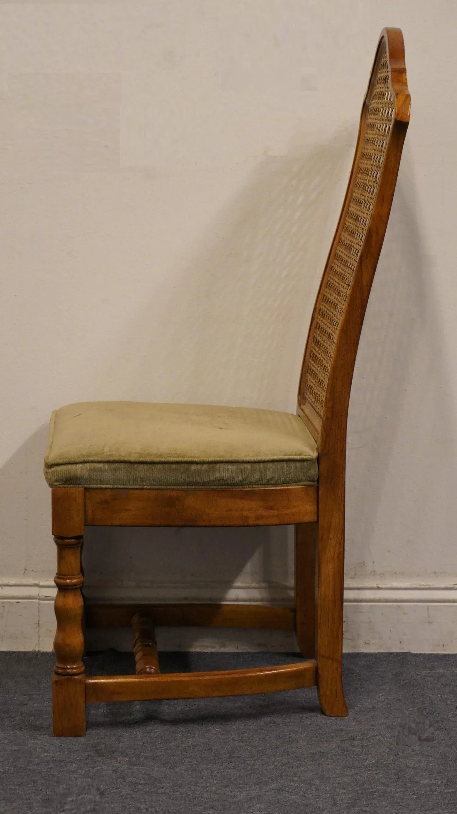 Set of 4 Drexel Heritage Chartwell Collection Cane Back Dining