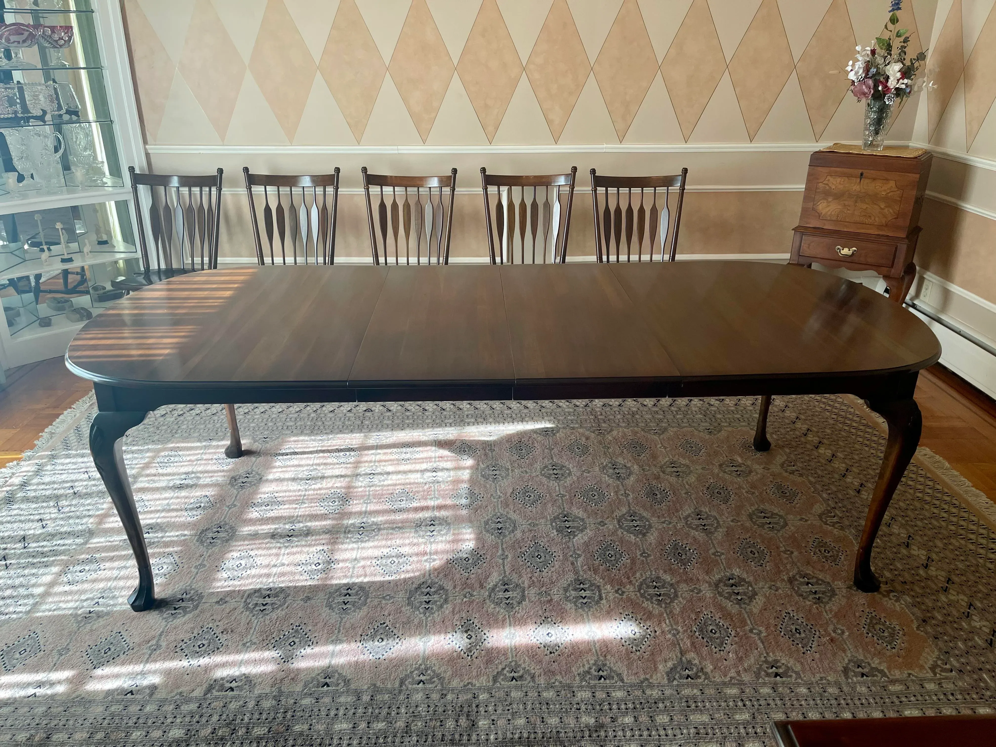 Harden Queen Anne Cherrywood Dining Table Chairish