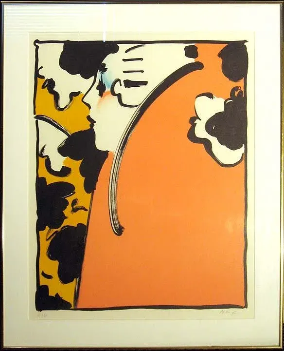 絵画　74×56cm Peter Max 