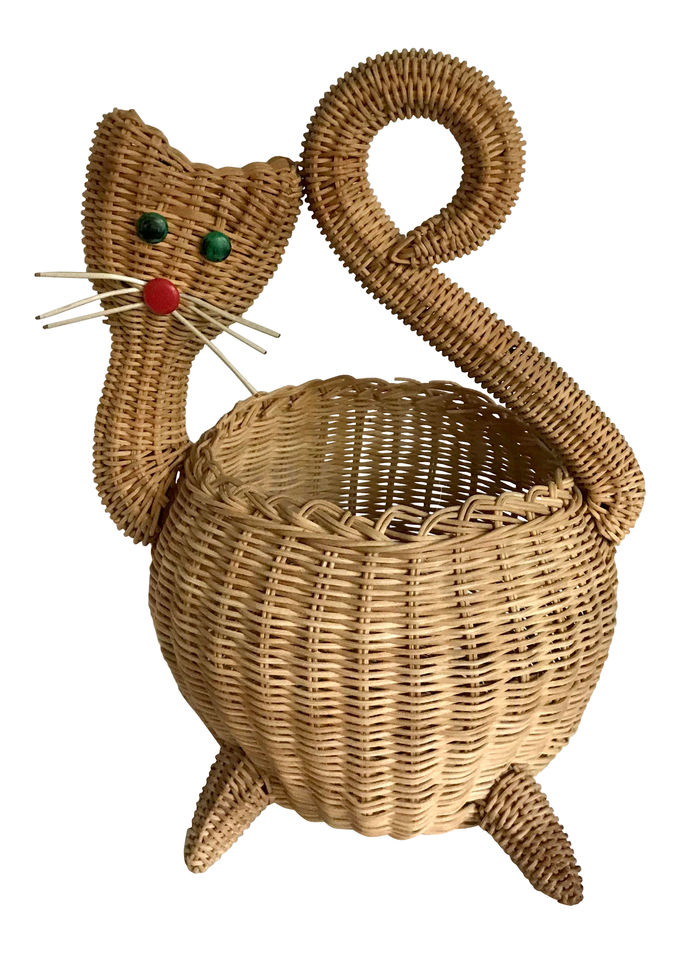 wicker cat
