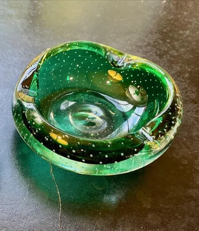 vintage-murano-style-green-