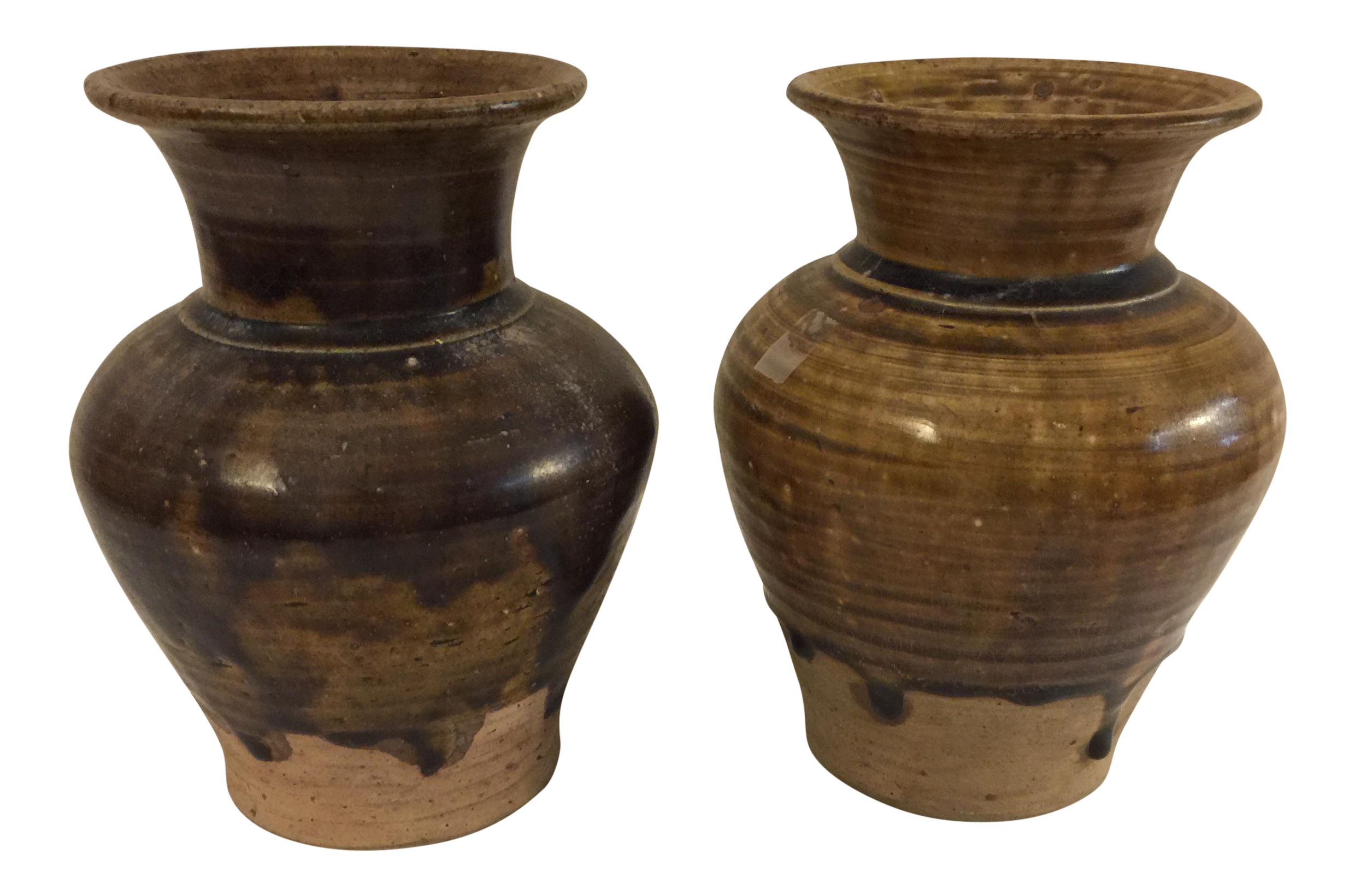 MaitlandSmith Art Pottery Vases A Pair Chairish