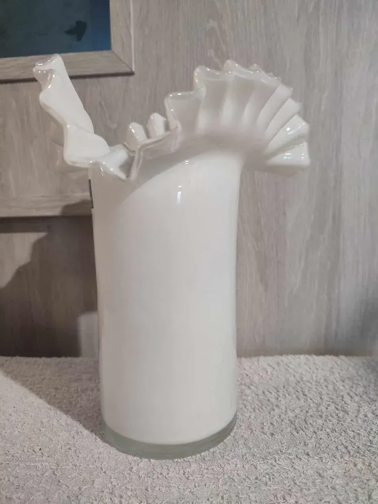 Vintage Vase in Glass, 1980s