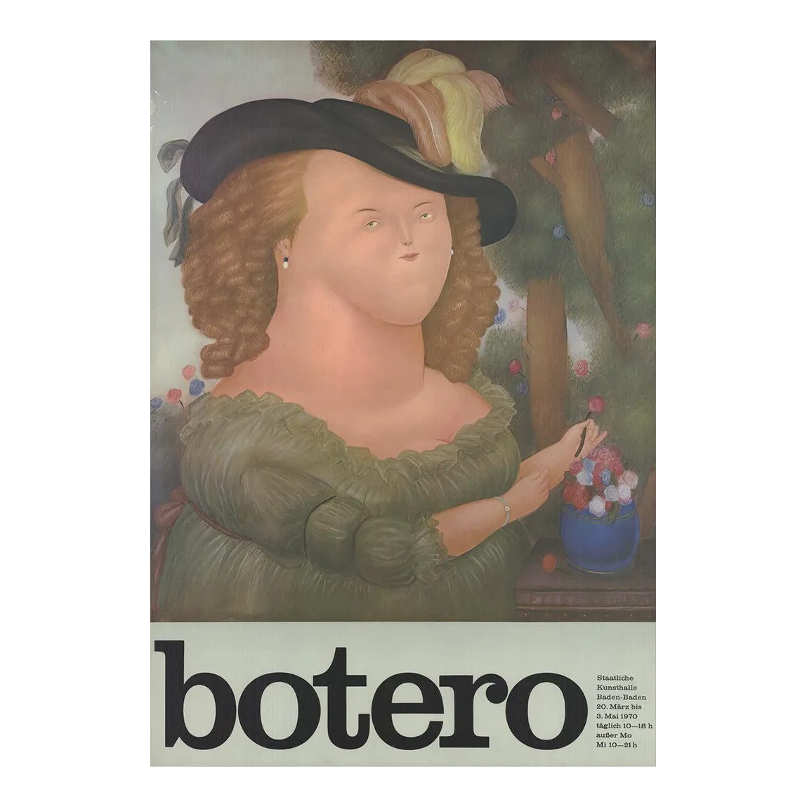 1970 Fernando Botero 'Marie Antoinette After Vigne Lebrun