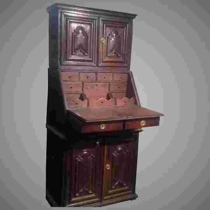 17th Century Spanish or Portuguese Desk/Cupboard