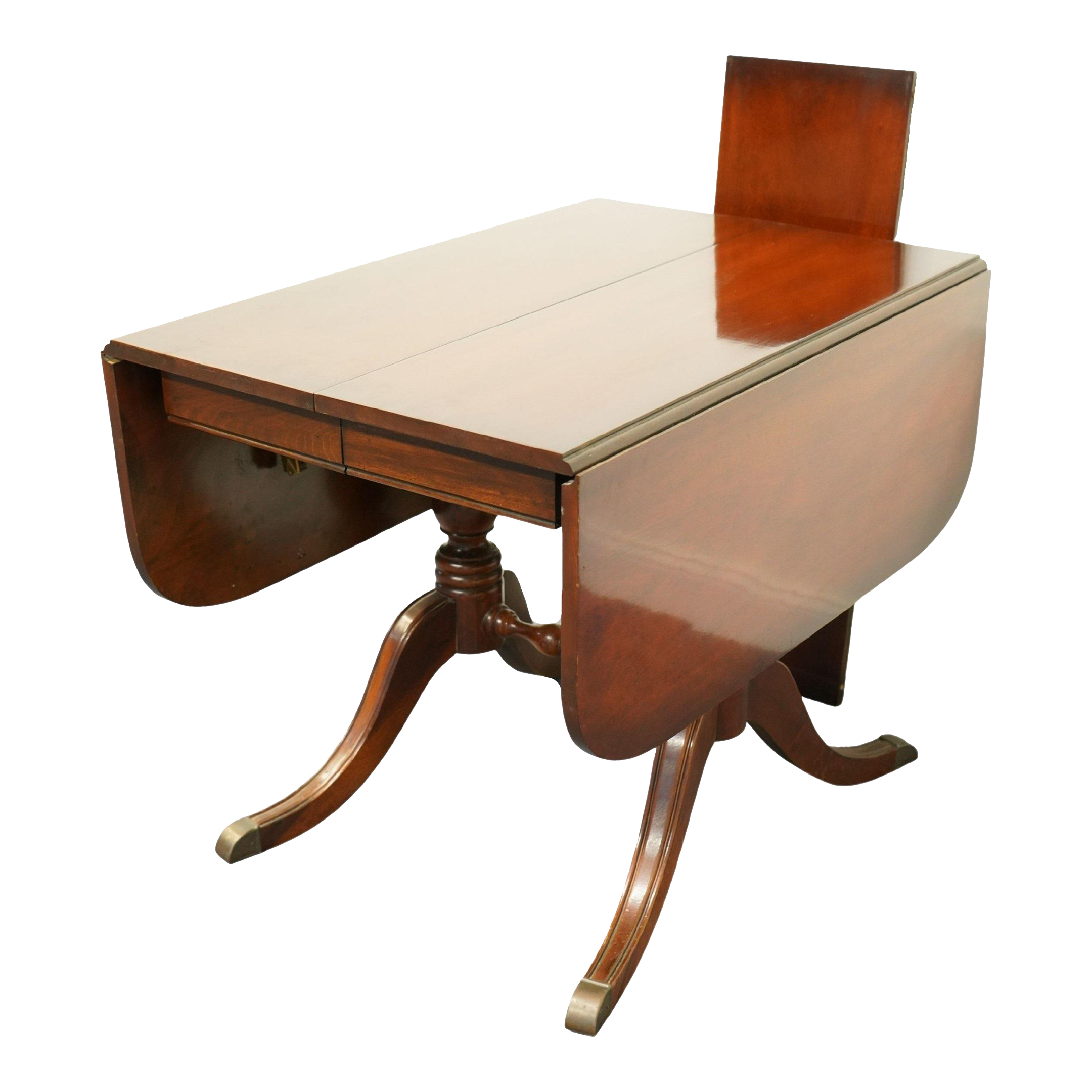 Drexel Furniture Solid Cherry Travis Court 65" Drop Leaf Dining Table