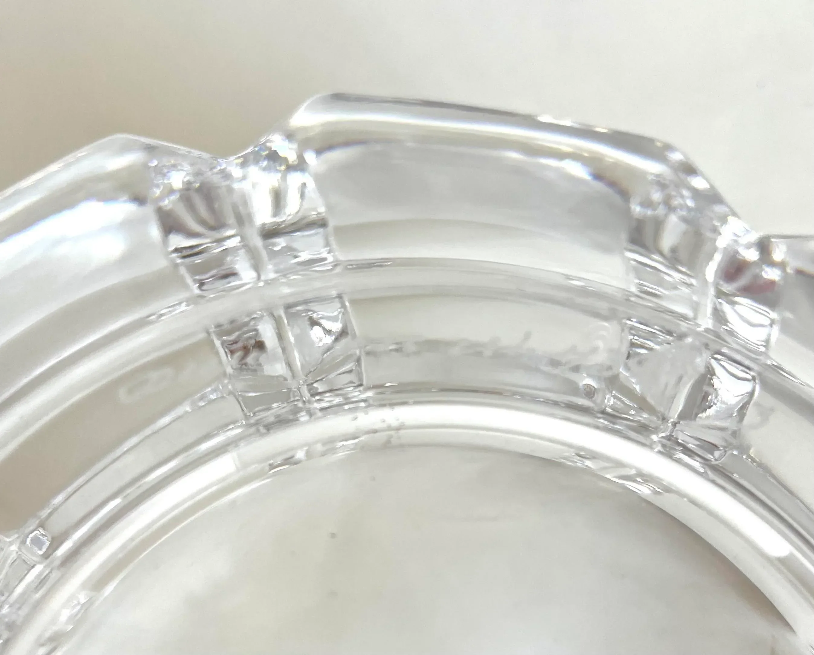 Vintage Orrefors Crystal Corona Bowl by Lars Hellsten | Chairish