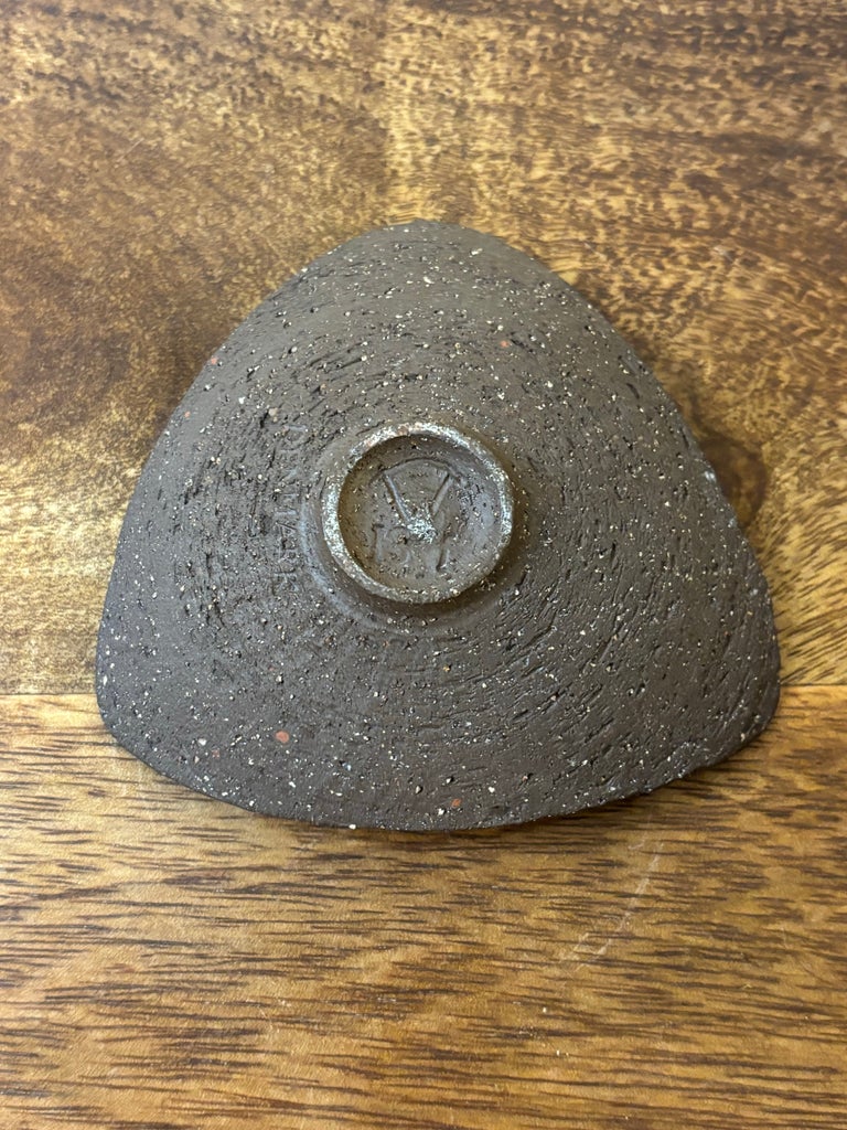 Vintage 1950s Thomas Toft Mid-Century Studio Pottery Dish, Denmark