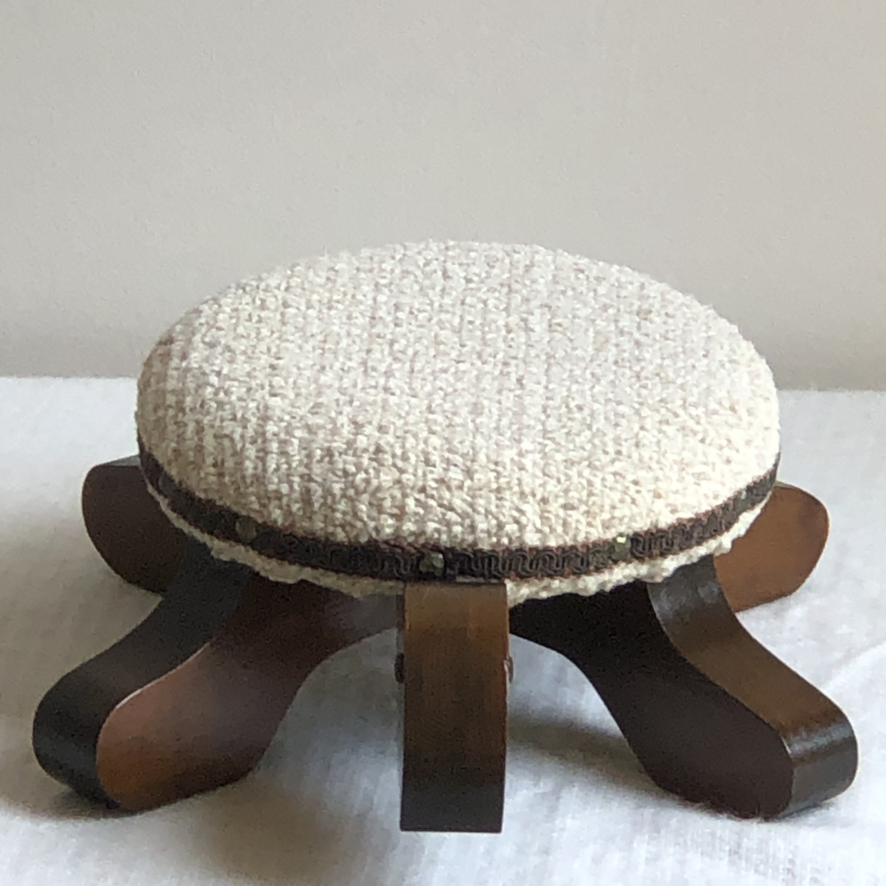 Vintage turtle footstool deals
