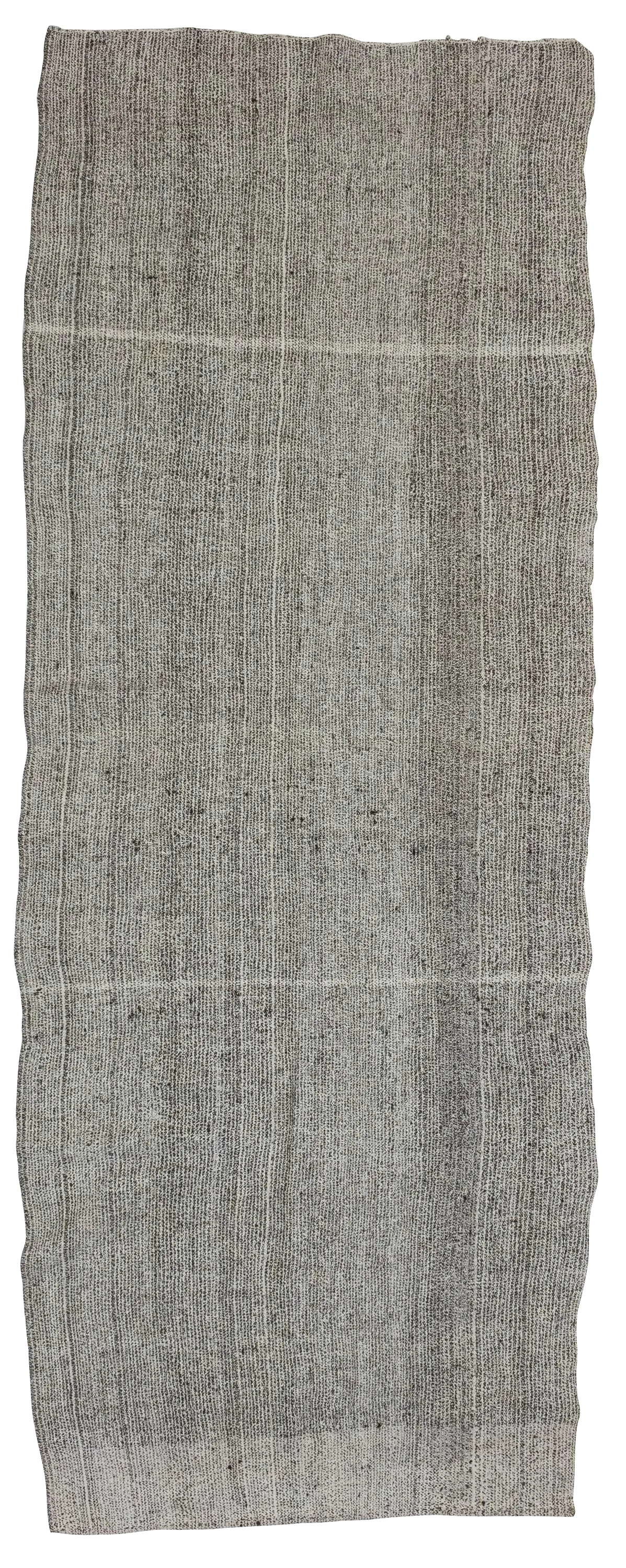 Vintage Gray Kilim Runner Rug - 3\'10\