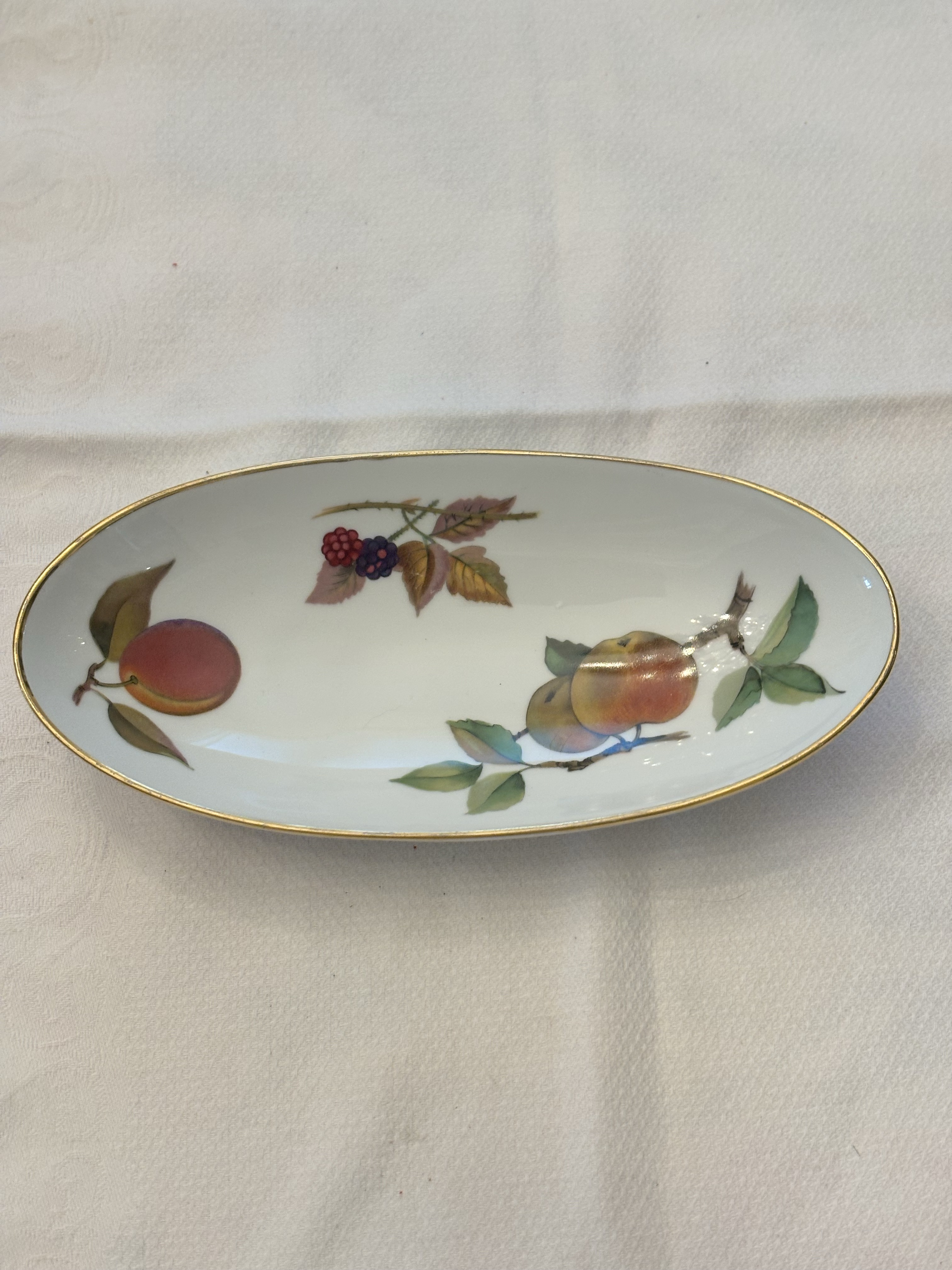 ６枚セット Worcester Evesham 桃の絵柄皿 Royal Worcester, Evesham Vale | Replacements, Ltd.